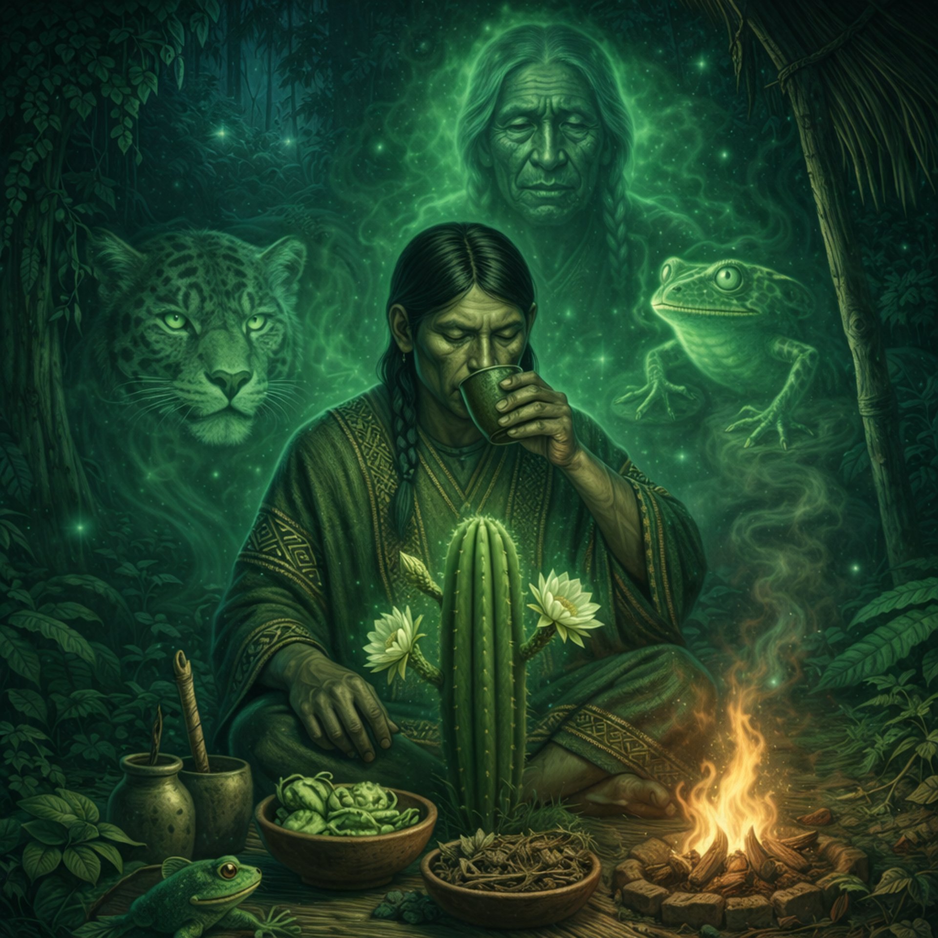 Inner healing experience with master plants