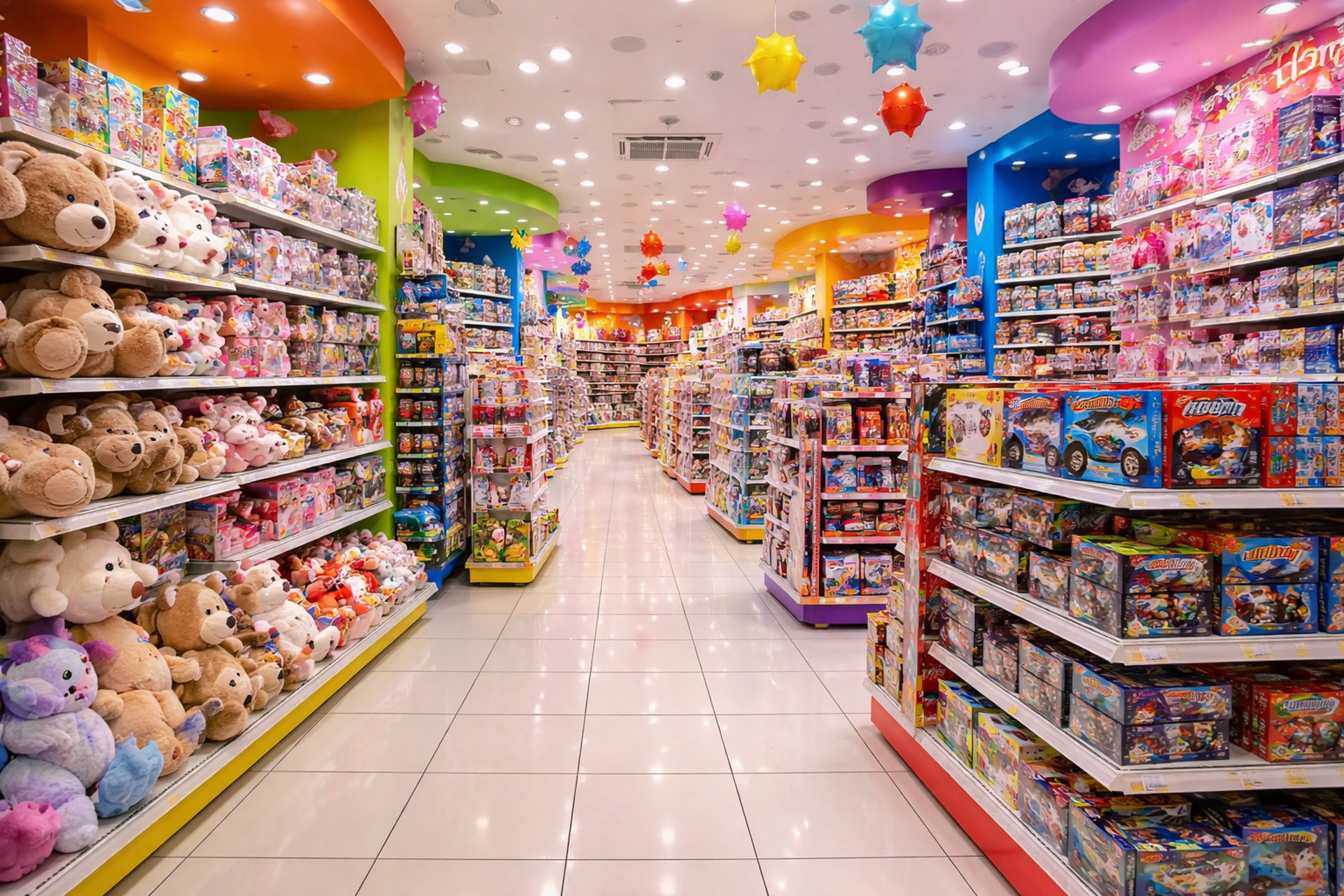 a grocery store filled with lots of items