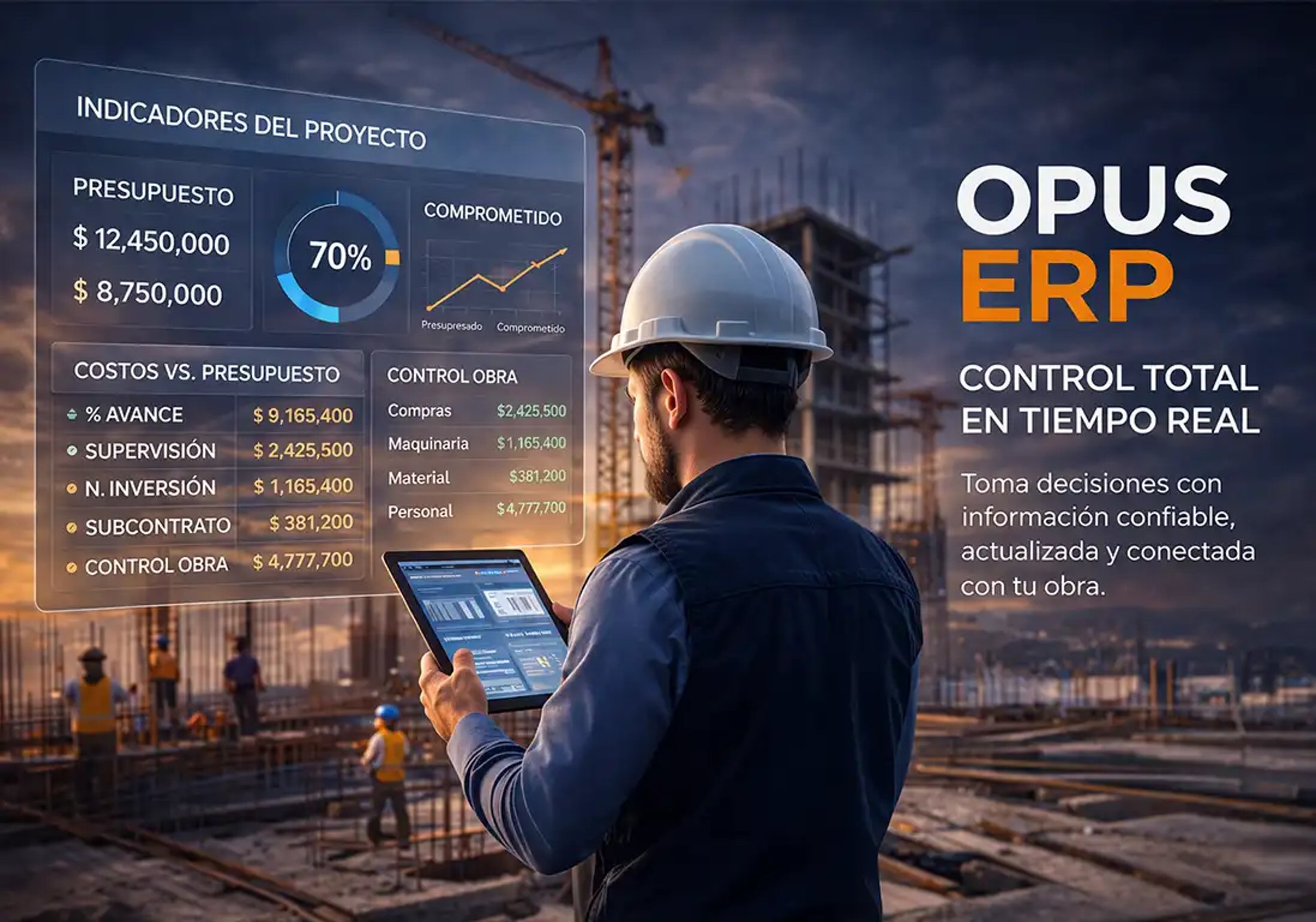 Opus Erp Software de control de obra para empresas constructoras