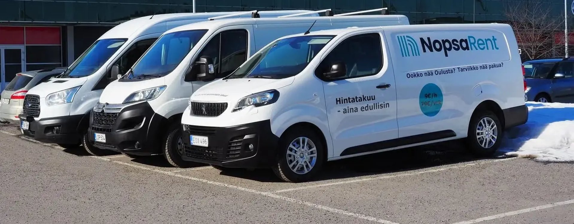Pakettiautot - Oulun edullisin hintatakuulla