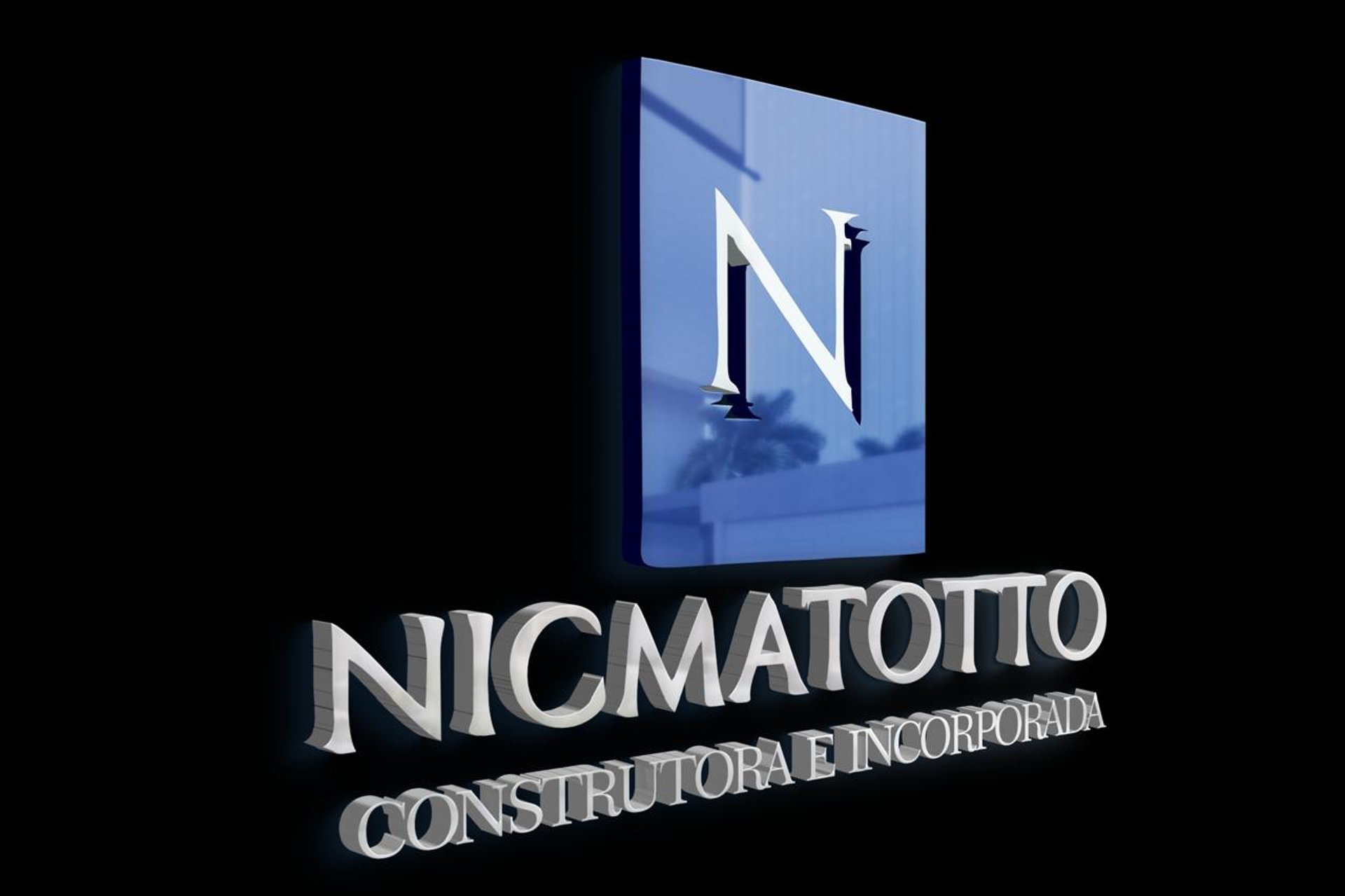 an abstract photo of a curved building with a blue sky in the background