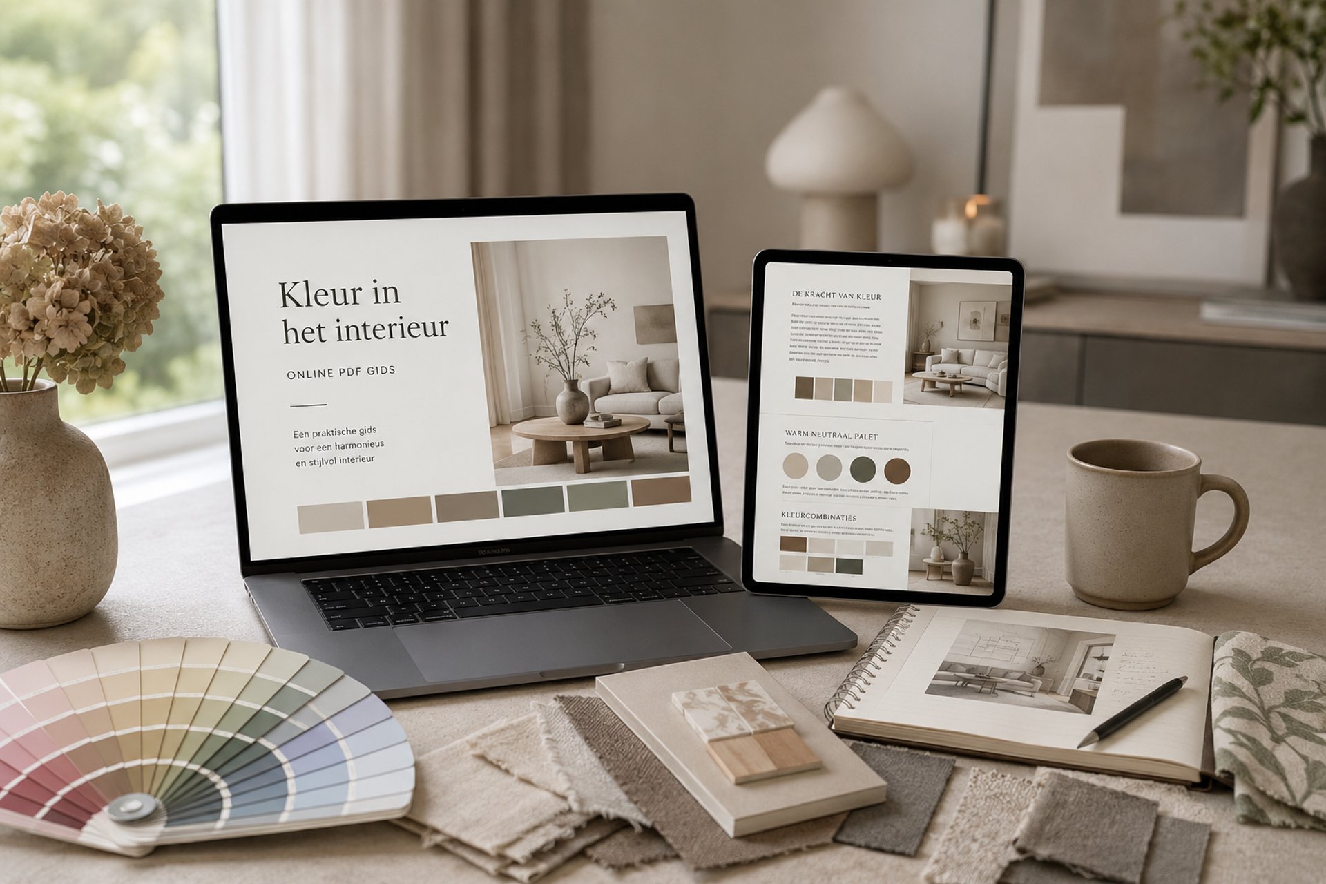 Online cursus kleur en interieur met praktische uitleg over kleurgebruik