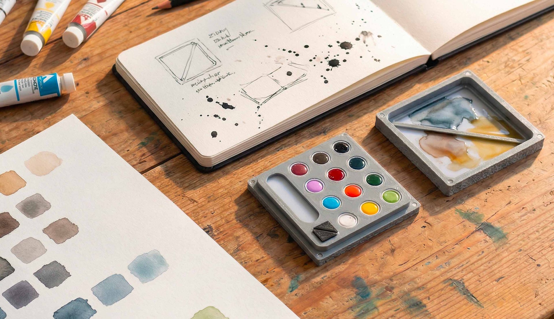 white paint brush on white surface