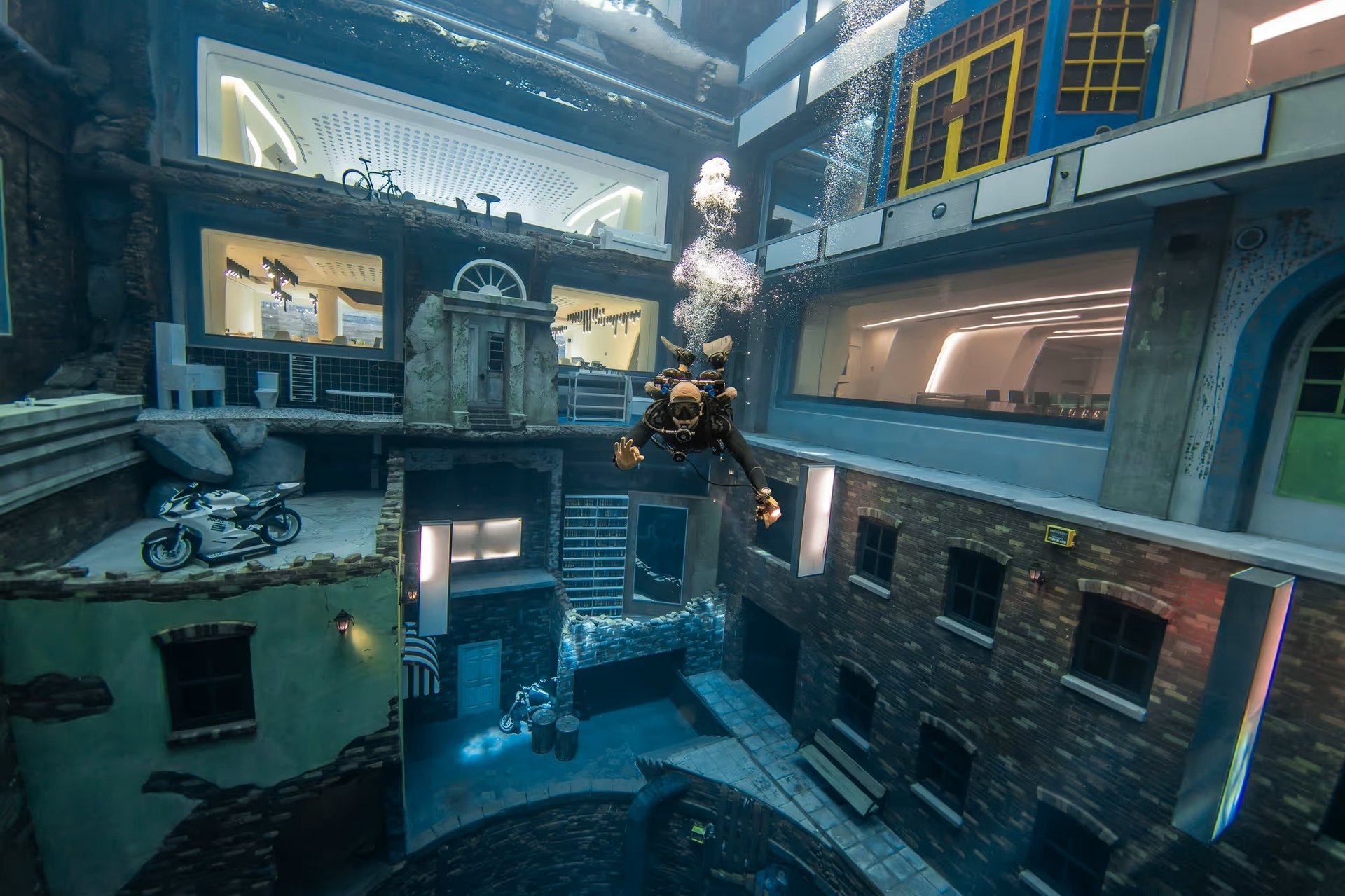 black blue and yellow textile