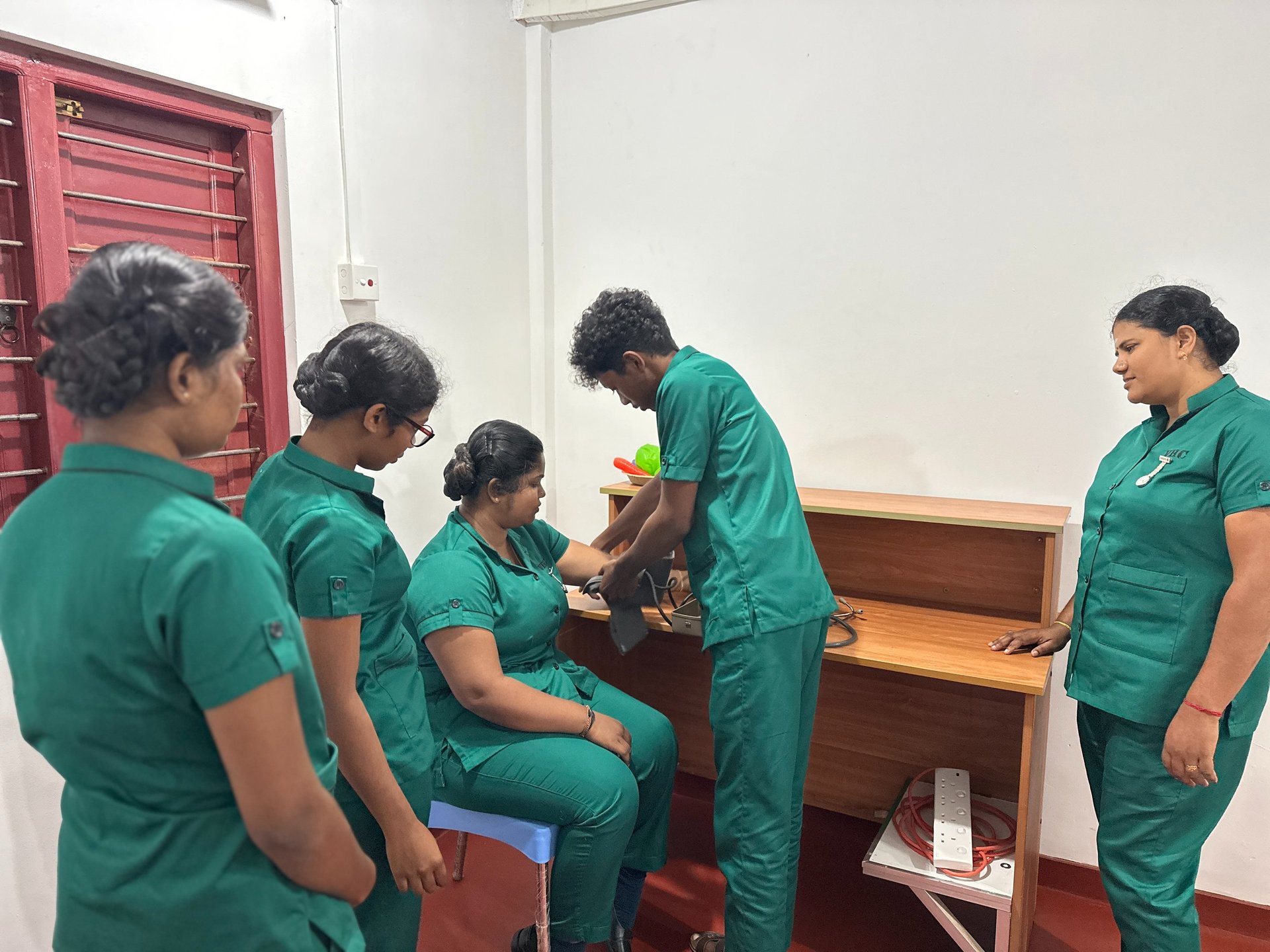 an abstract photo of a curved building with a blue sky in the background