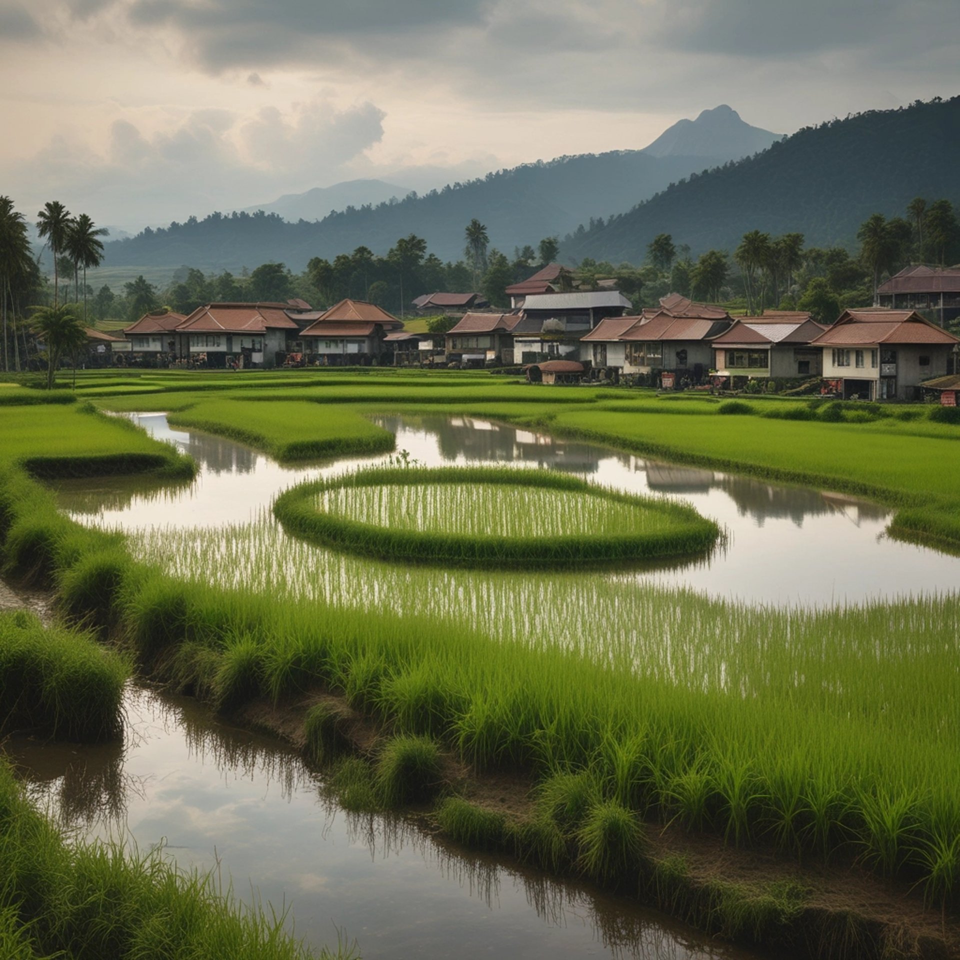 a field of green plants