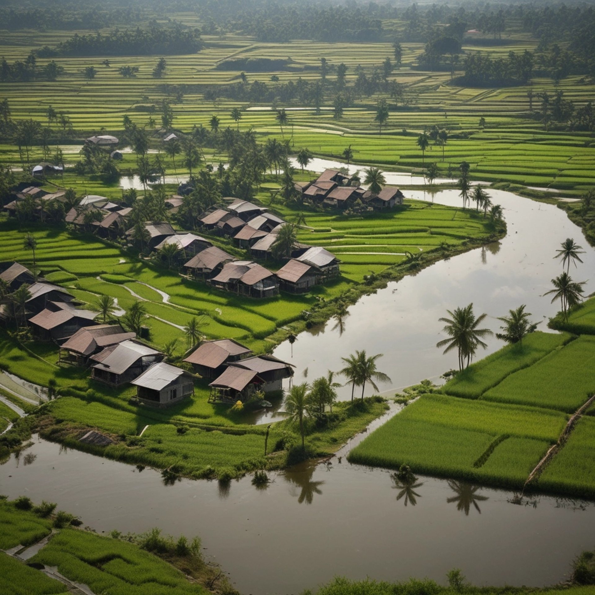 a field of green plants