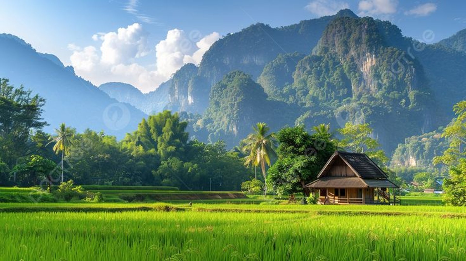 a field of green plants