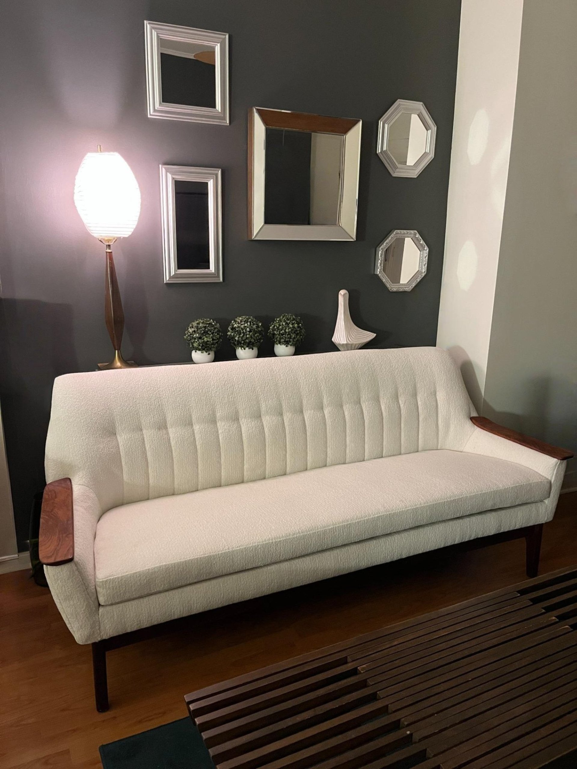 MCM sofa in living room setting