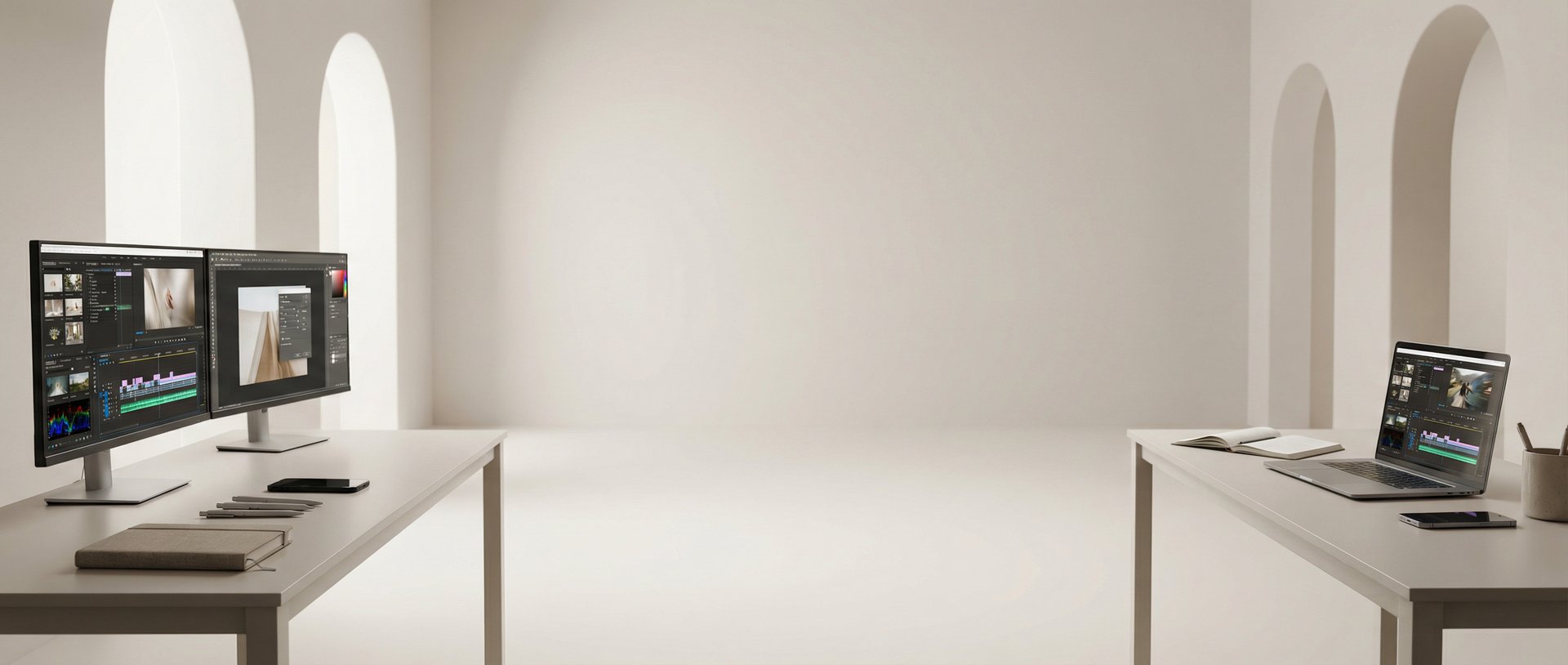 MacBook Pro on top of brown table