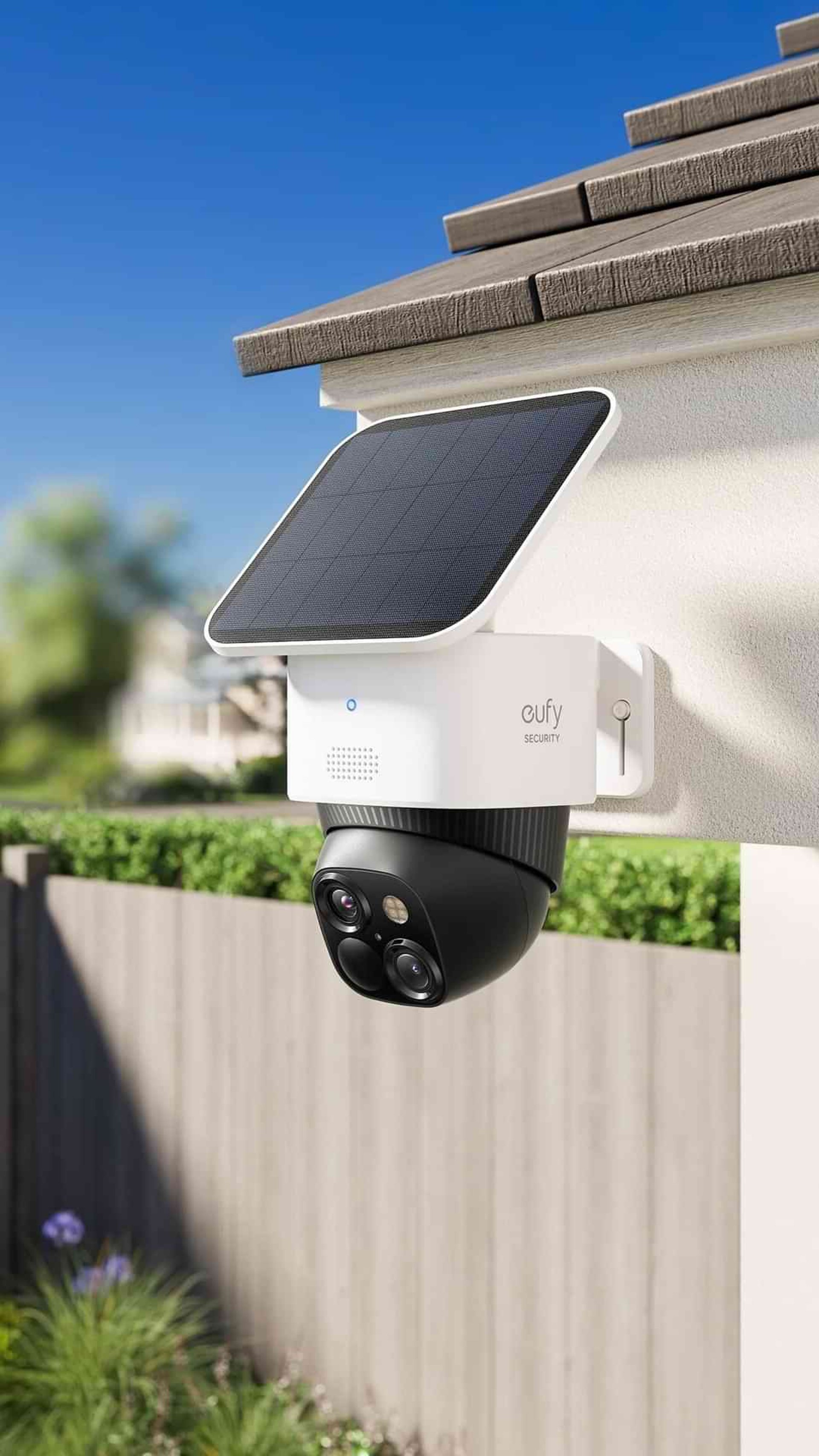 Cámara instalada afuera de una casa en Tijuana