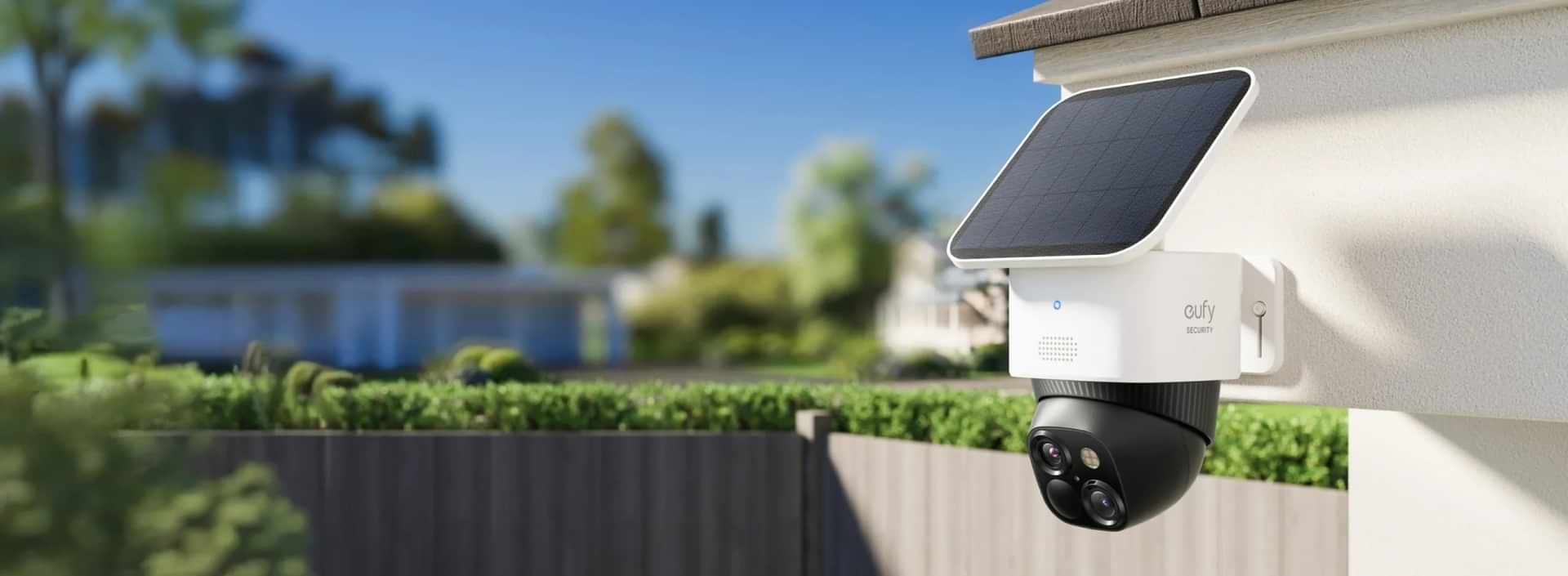 Cámaras de seguridad instaladas en una casa por el equipo de ARGOTECH