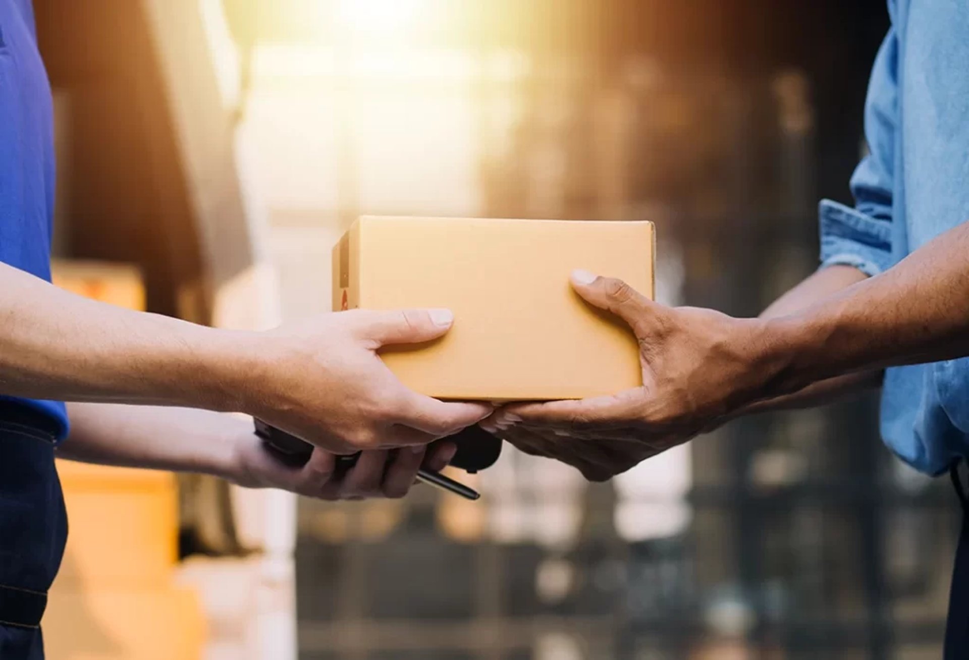 an abstract photo of a curved building with a blue sky in the background