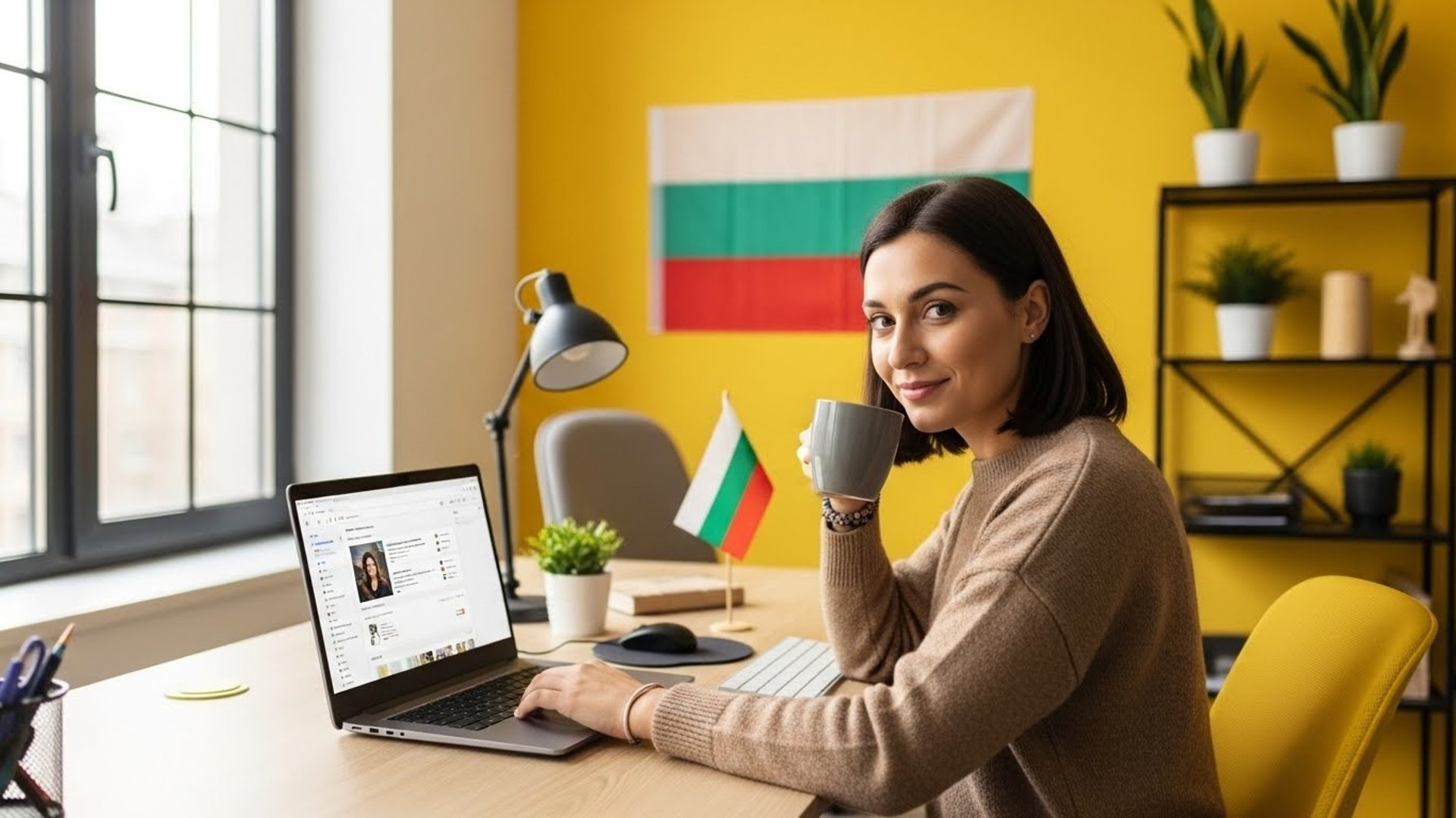 an abstract photo of a curved building with a blue sky in the background