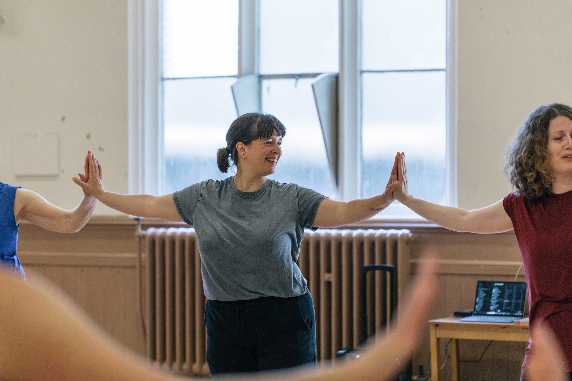 black blue and yellow textile