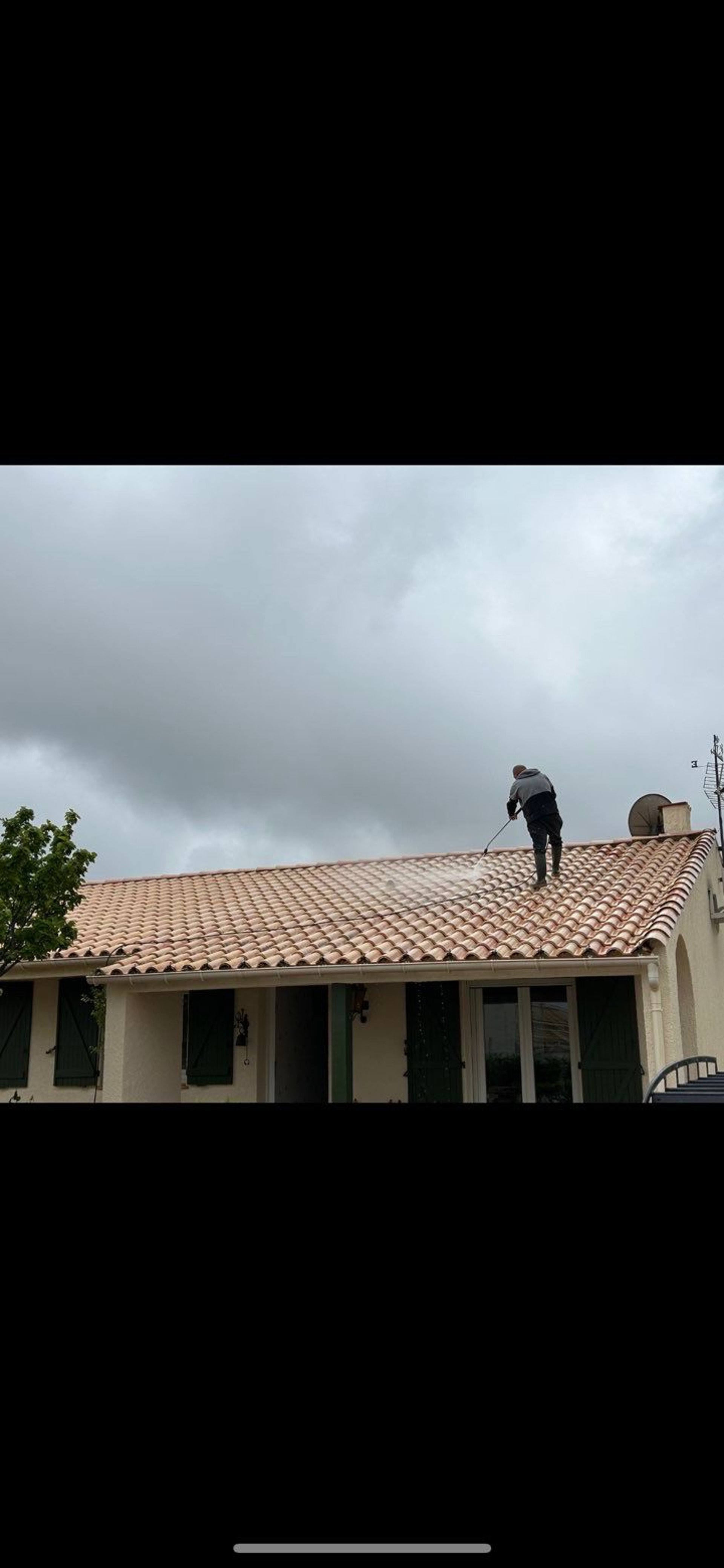 a close-up of a roof