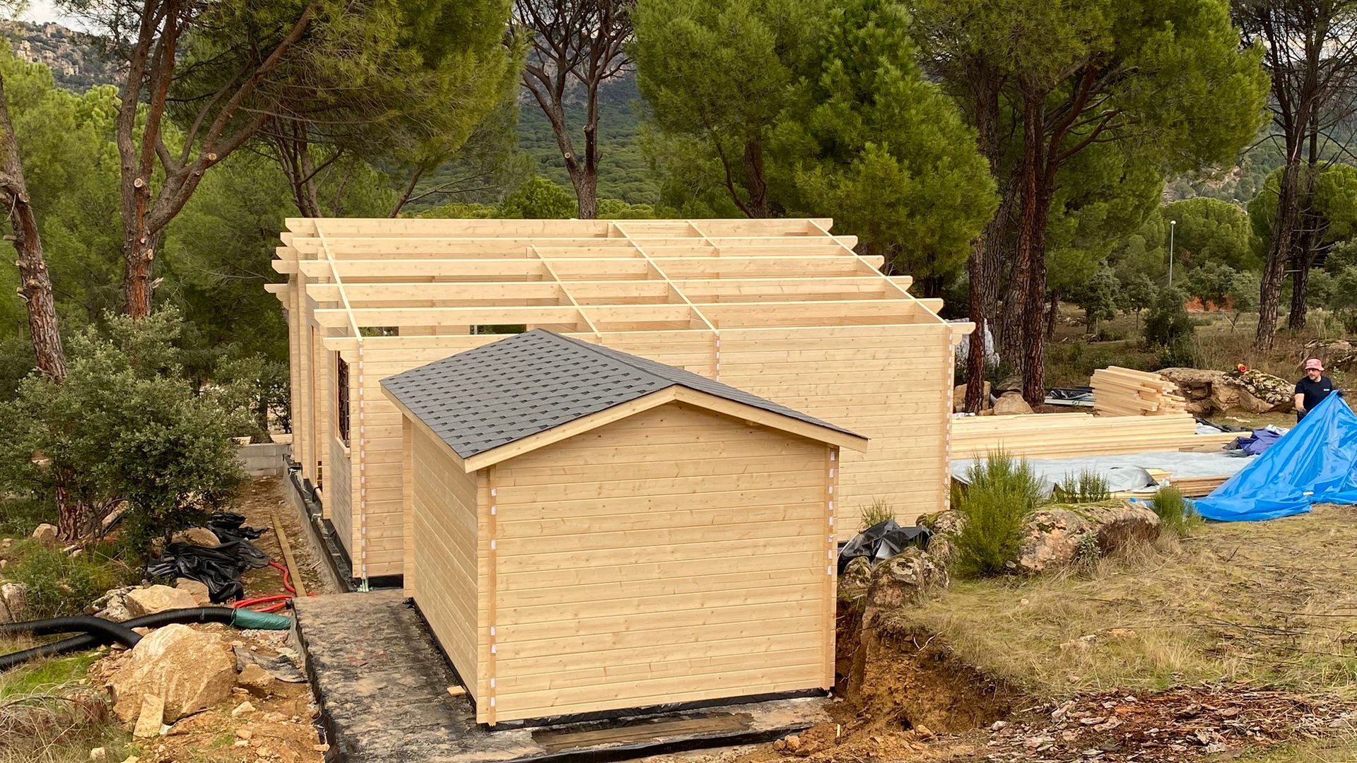 a close up of a black and brown abstract painting