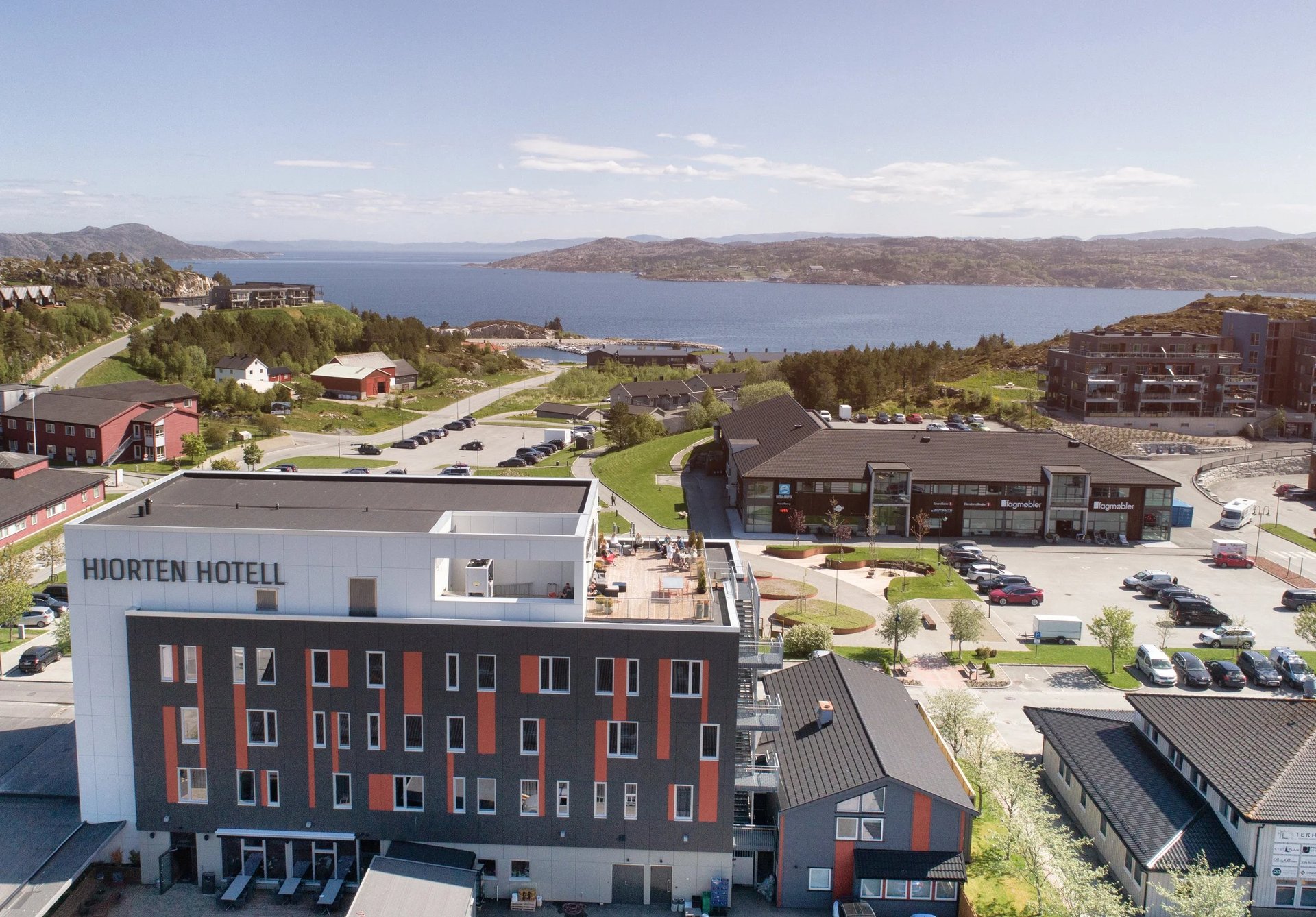 Sentrum av Fillan på hitra