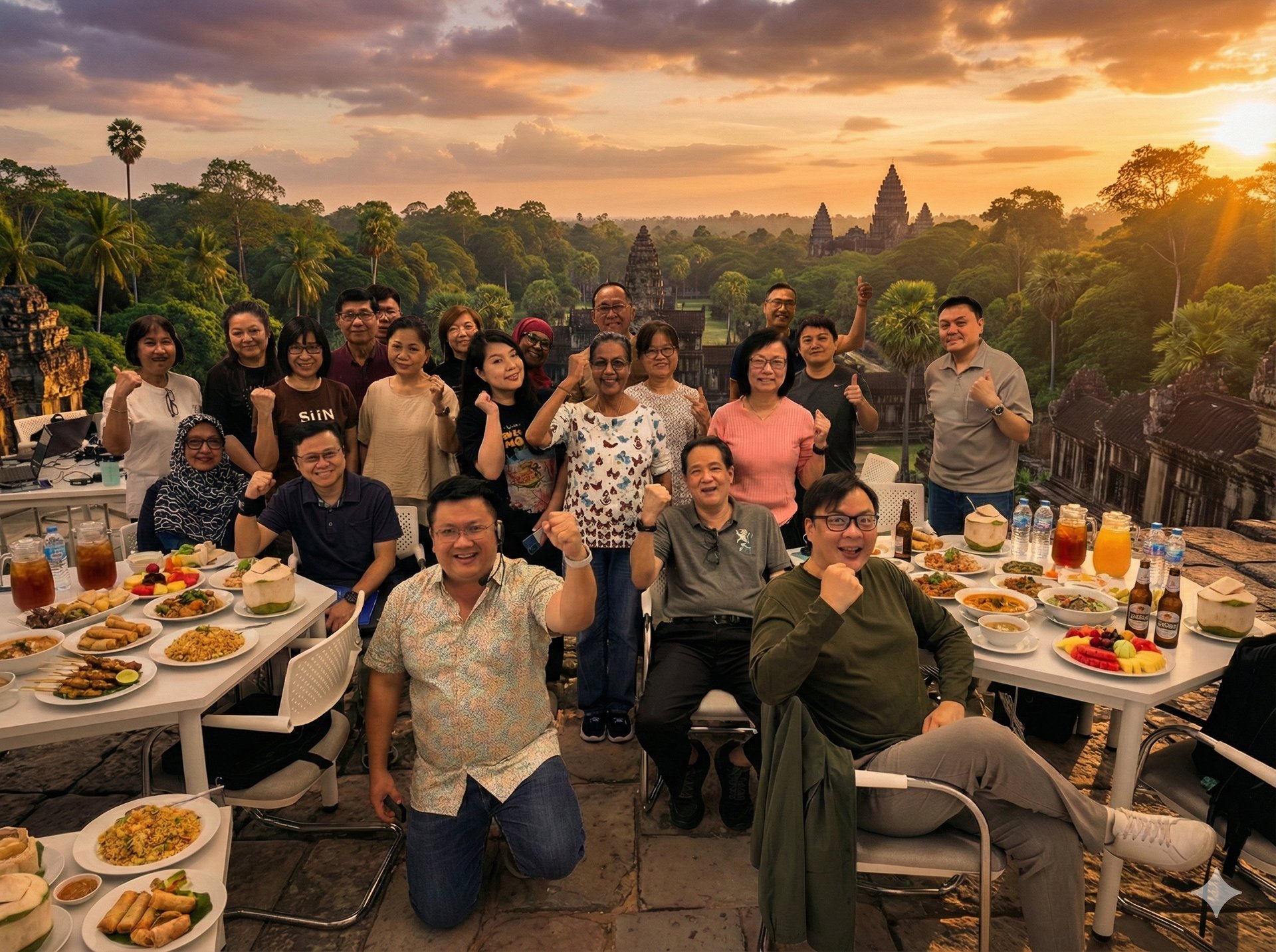 woman wearing yellow long-sleeved dress under white clouds and blue sky during daytime