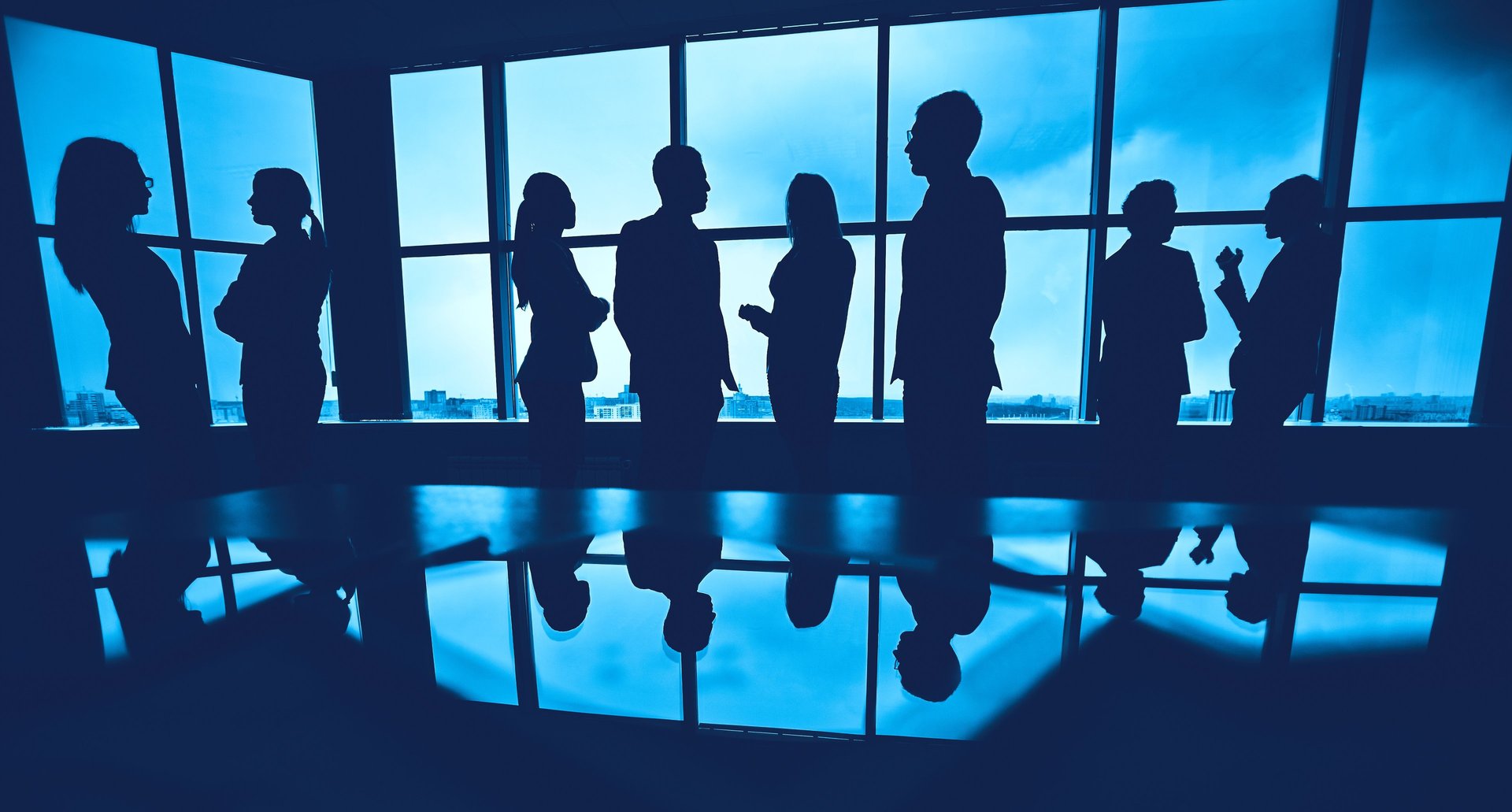 people in conference