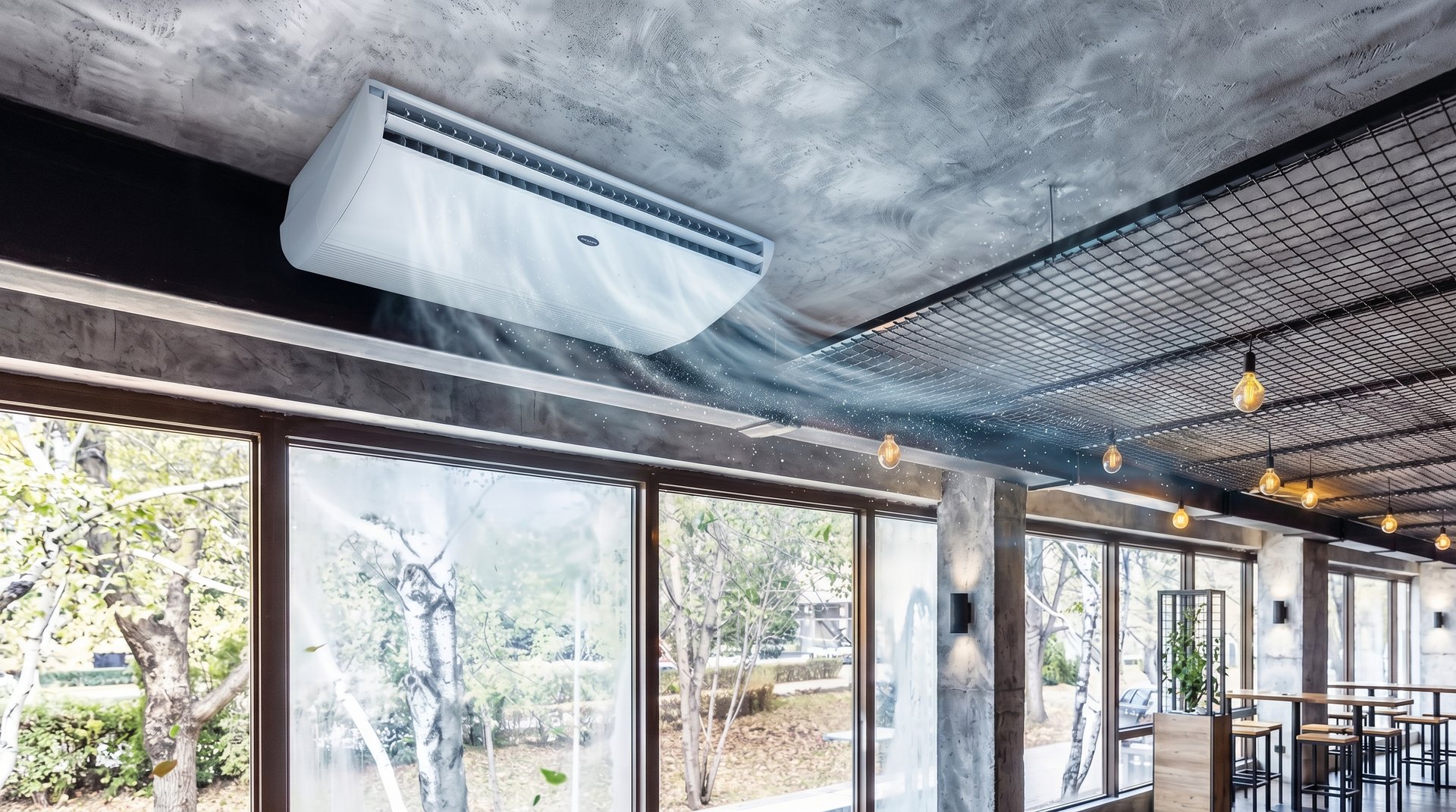 an abstract photo of a curved building with a blue sky in the background