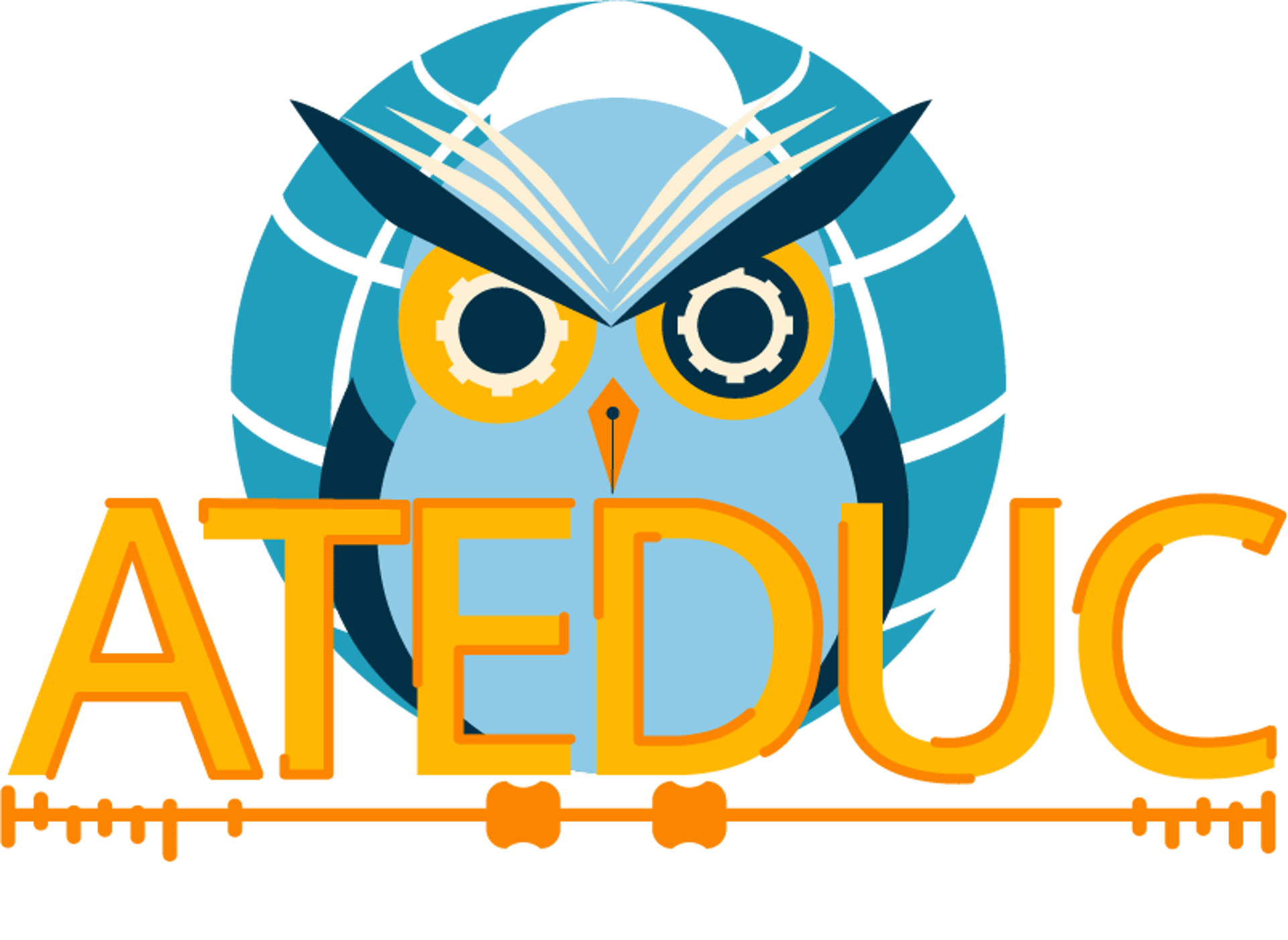 an abstract photo of a curved building with a blue sky in the background