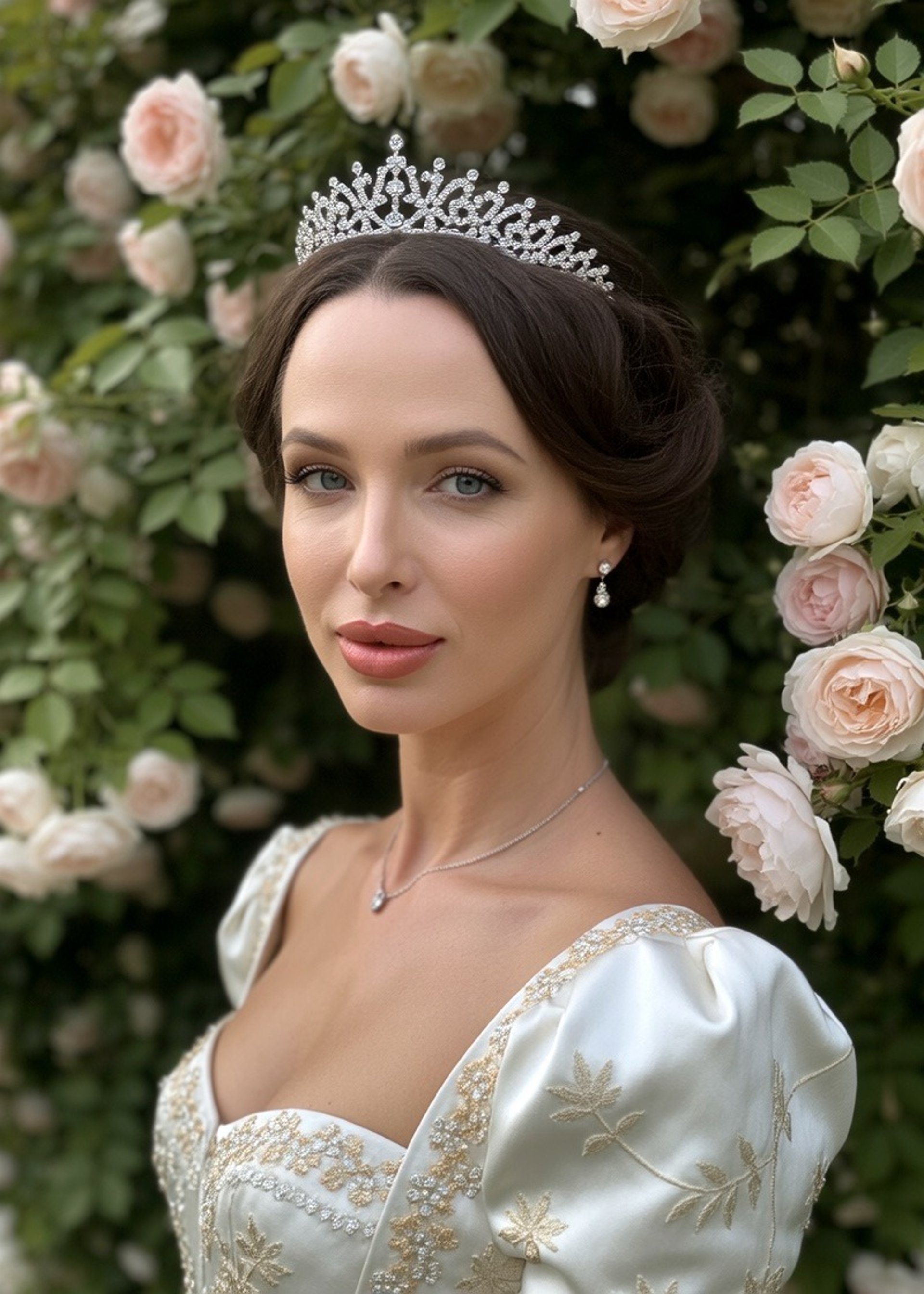 an abstract photo of a curved building with a blue sky in the background