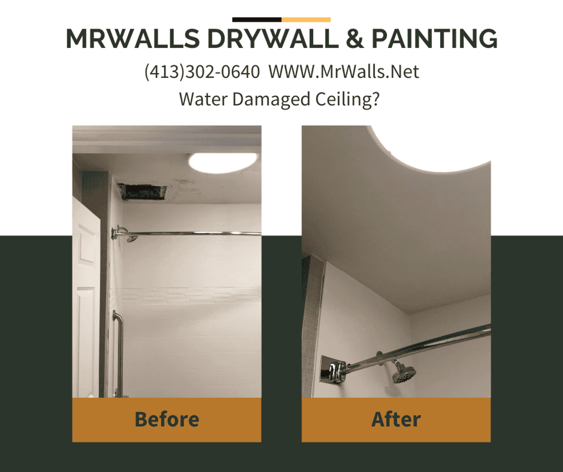 ceiling repair in longmeadow ma