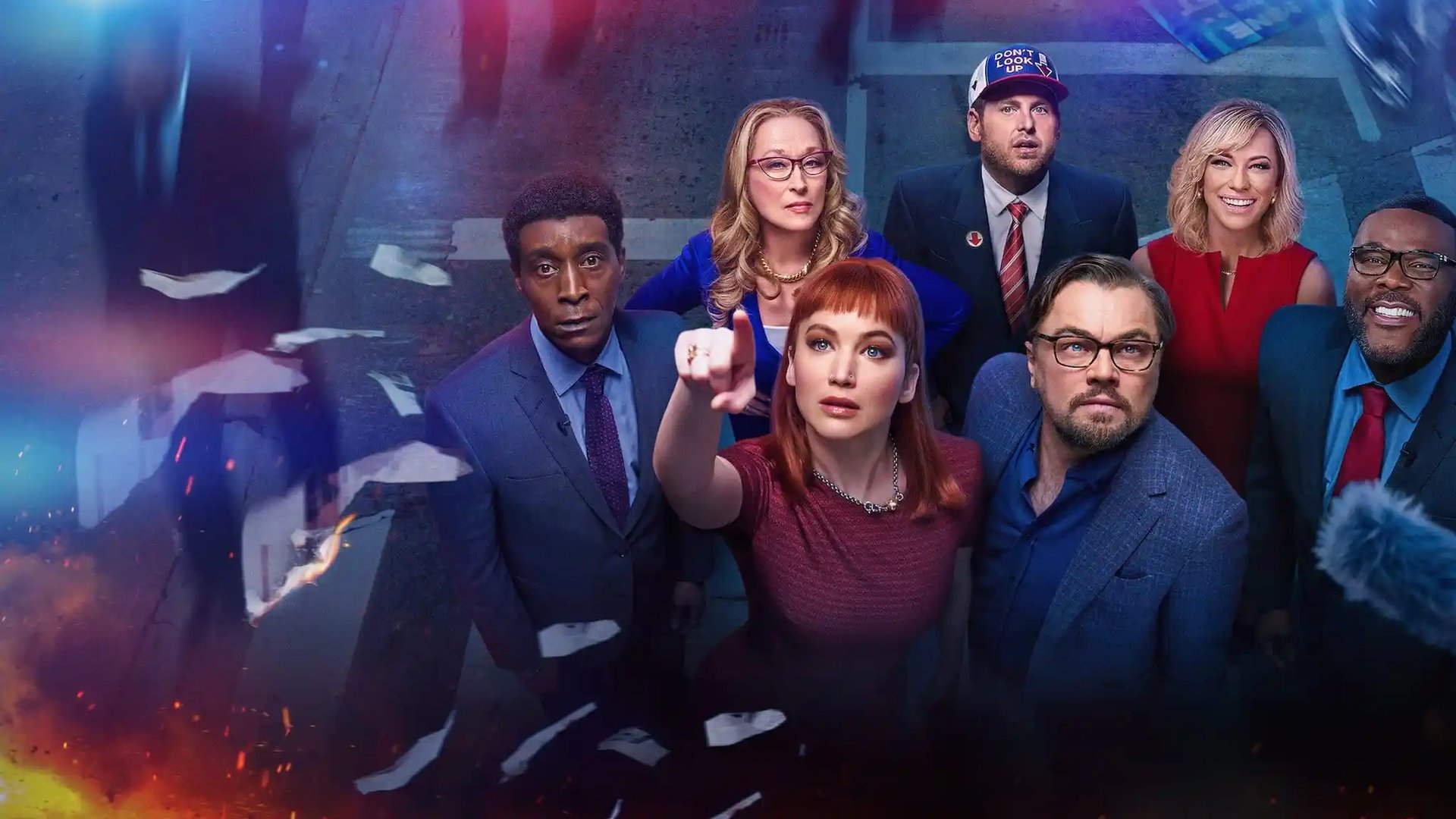Don't Look Up Cast Shot  wallpaper