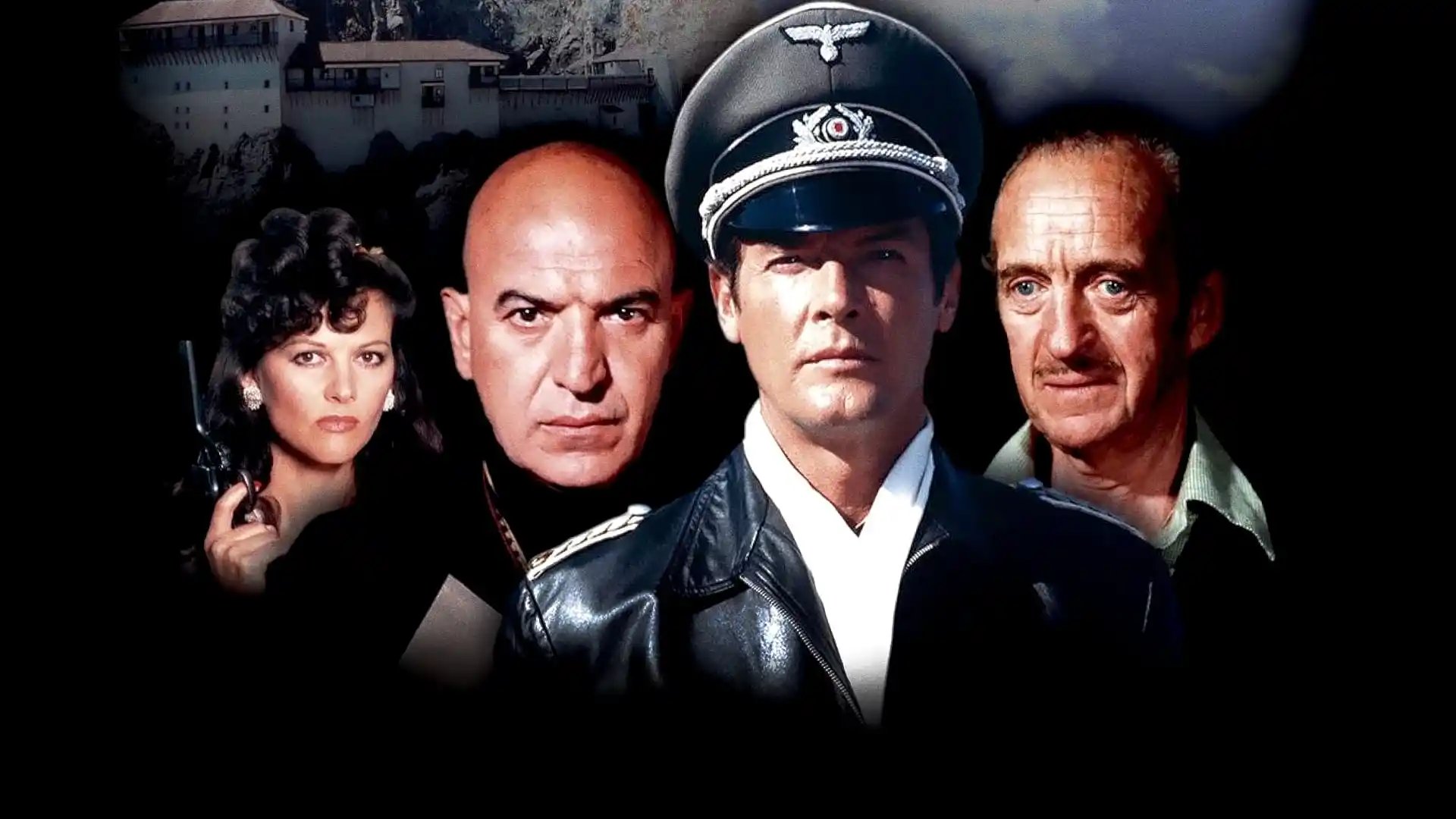 Escape to Athena Wallpaper feature Roger Moore