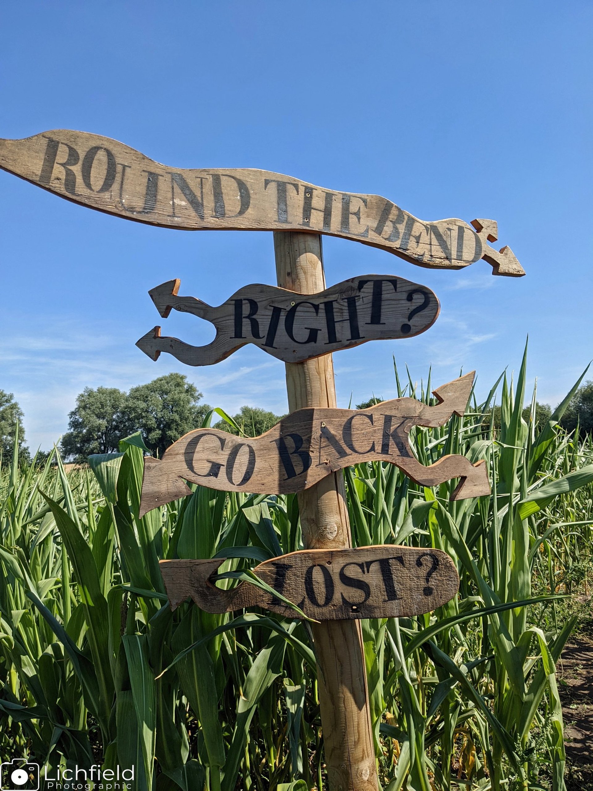 maze Sign