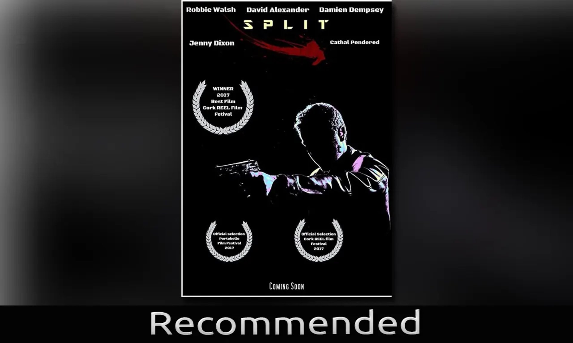 Poster for Split featuring Robbie Walsh