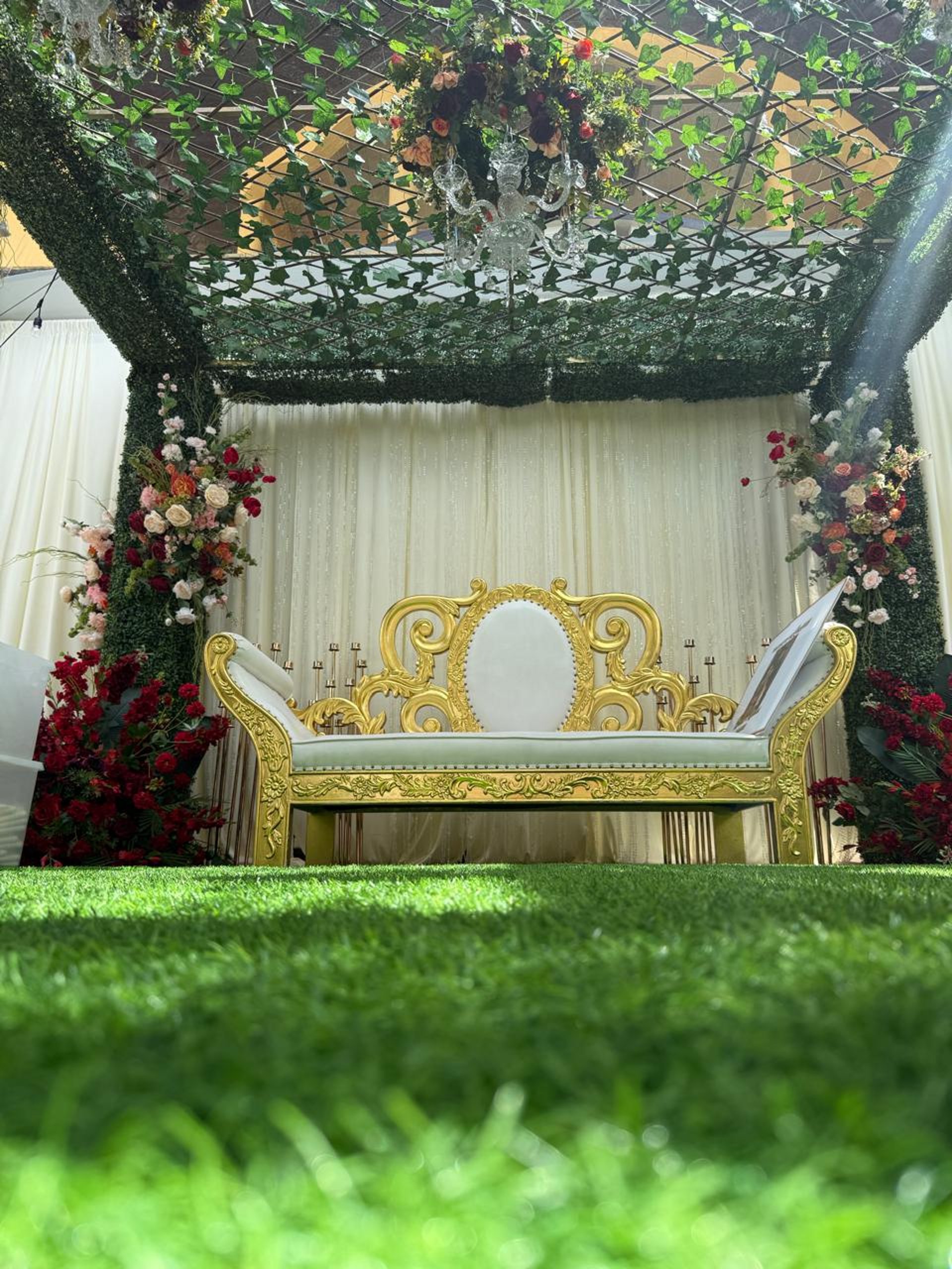 woman wearing yellow long-sleeved dress under white clouds and blue sky during daytime