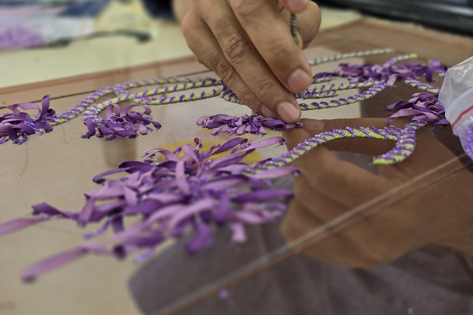 black blue and yellow textile