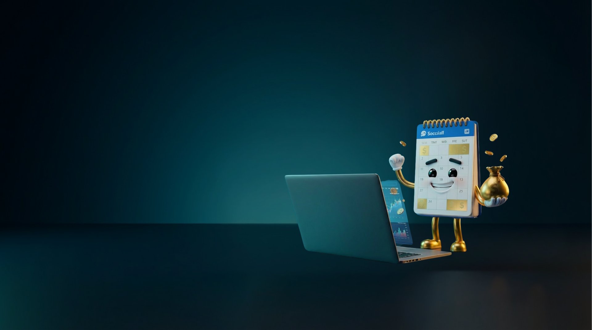 blue laptop computer