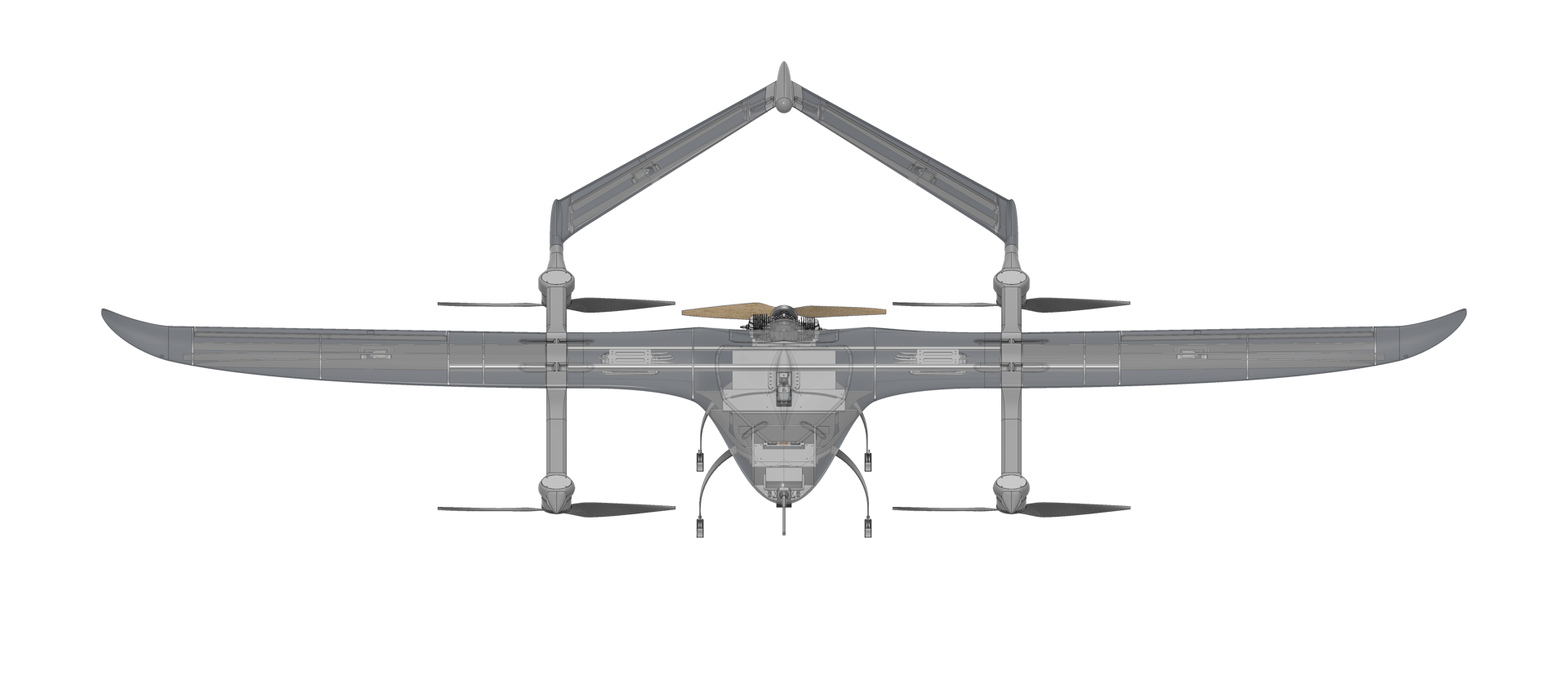 an abstract photo of a curved building with a blue sky in the background