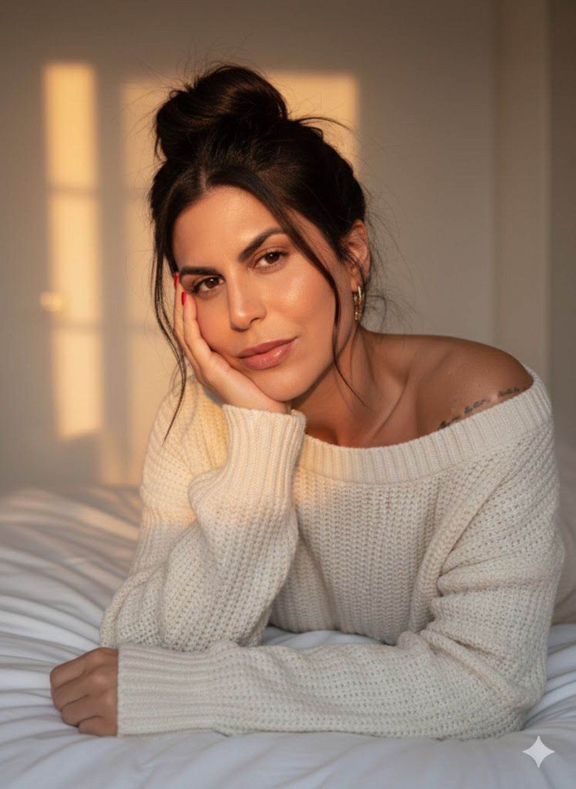 woman spreading her arms