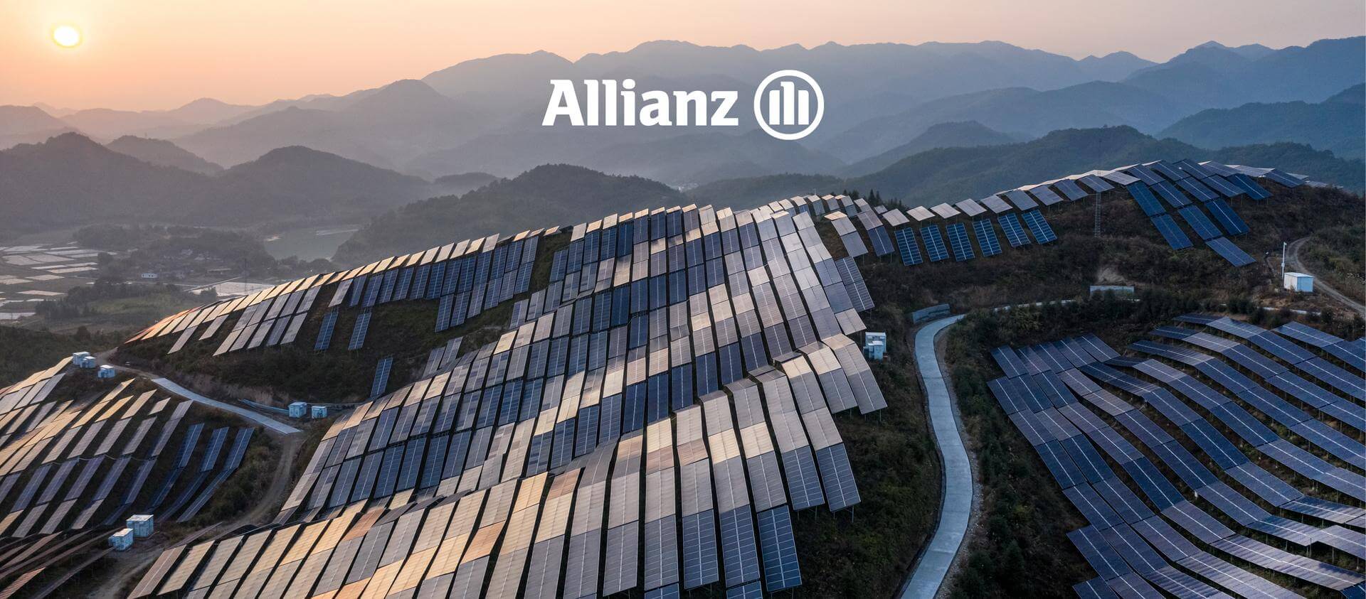 an abstract photo of a curved building with a blue sky in the background