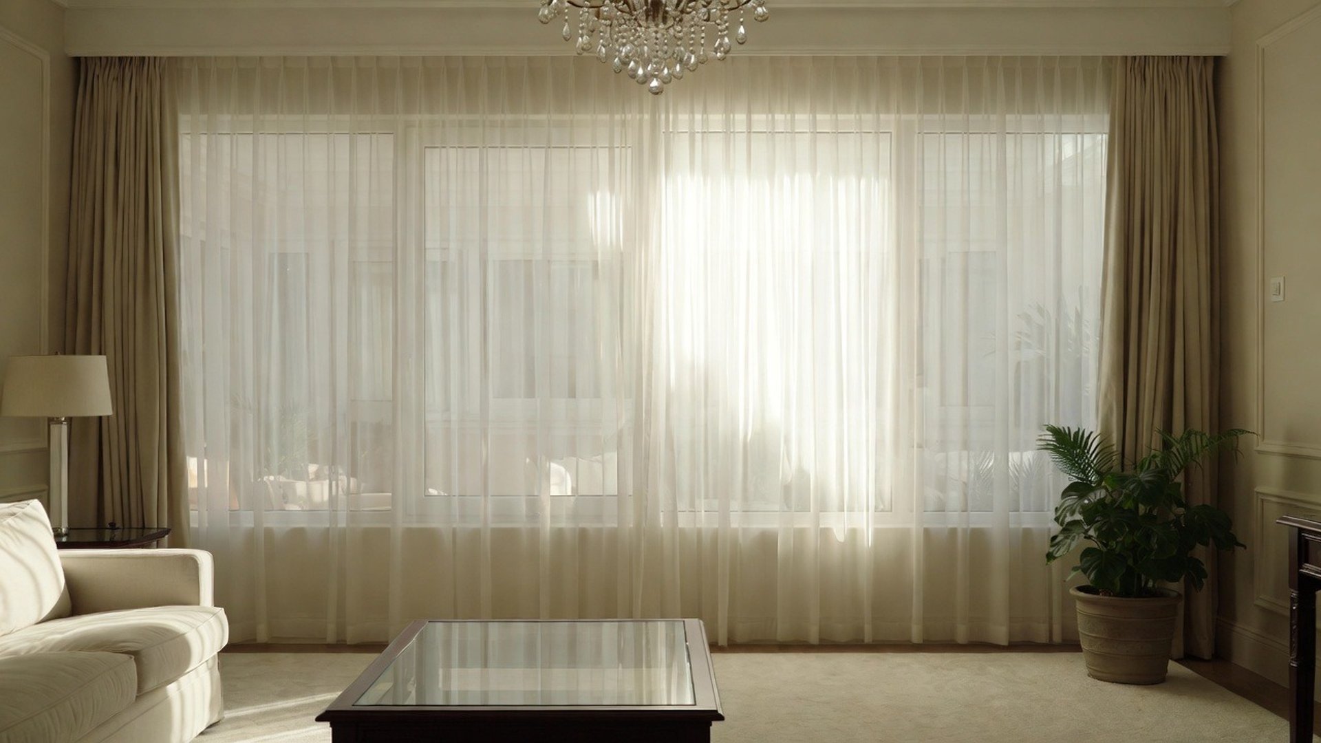 an abstract photo of a curved building with a blue sky in the background