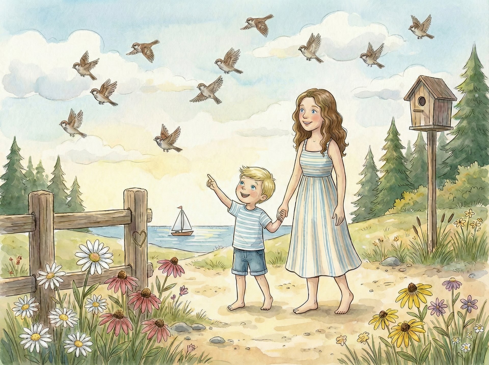 woman wearing yellow long-sleeved dress under white clouds and blue sky during daytime