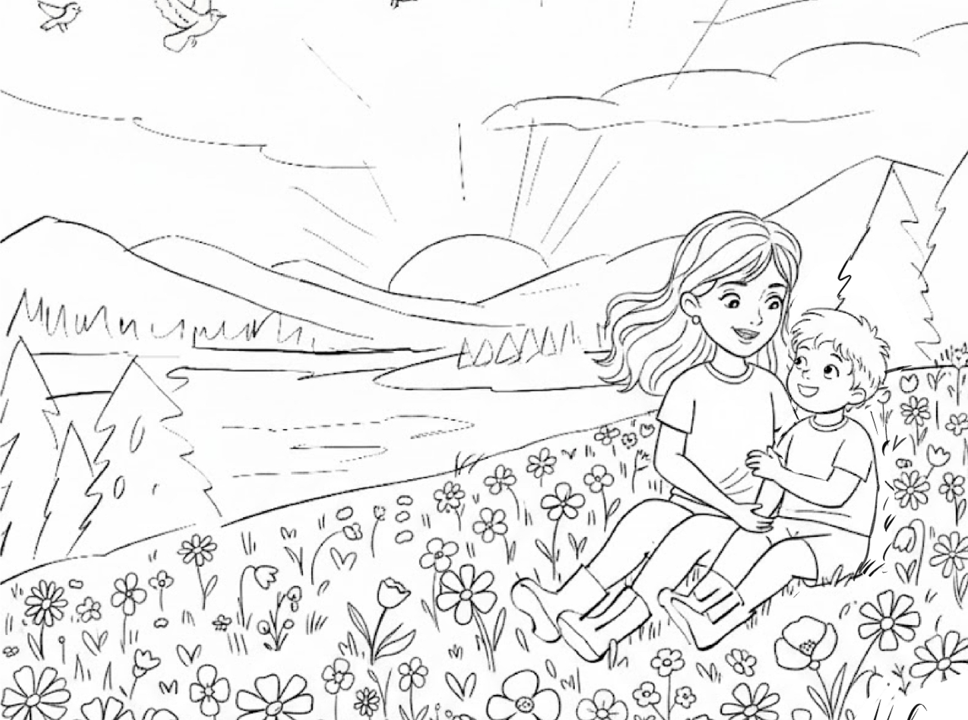 black and white bed linen