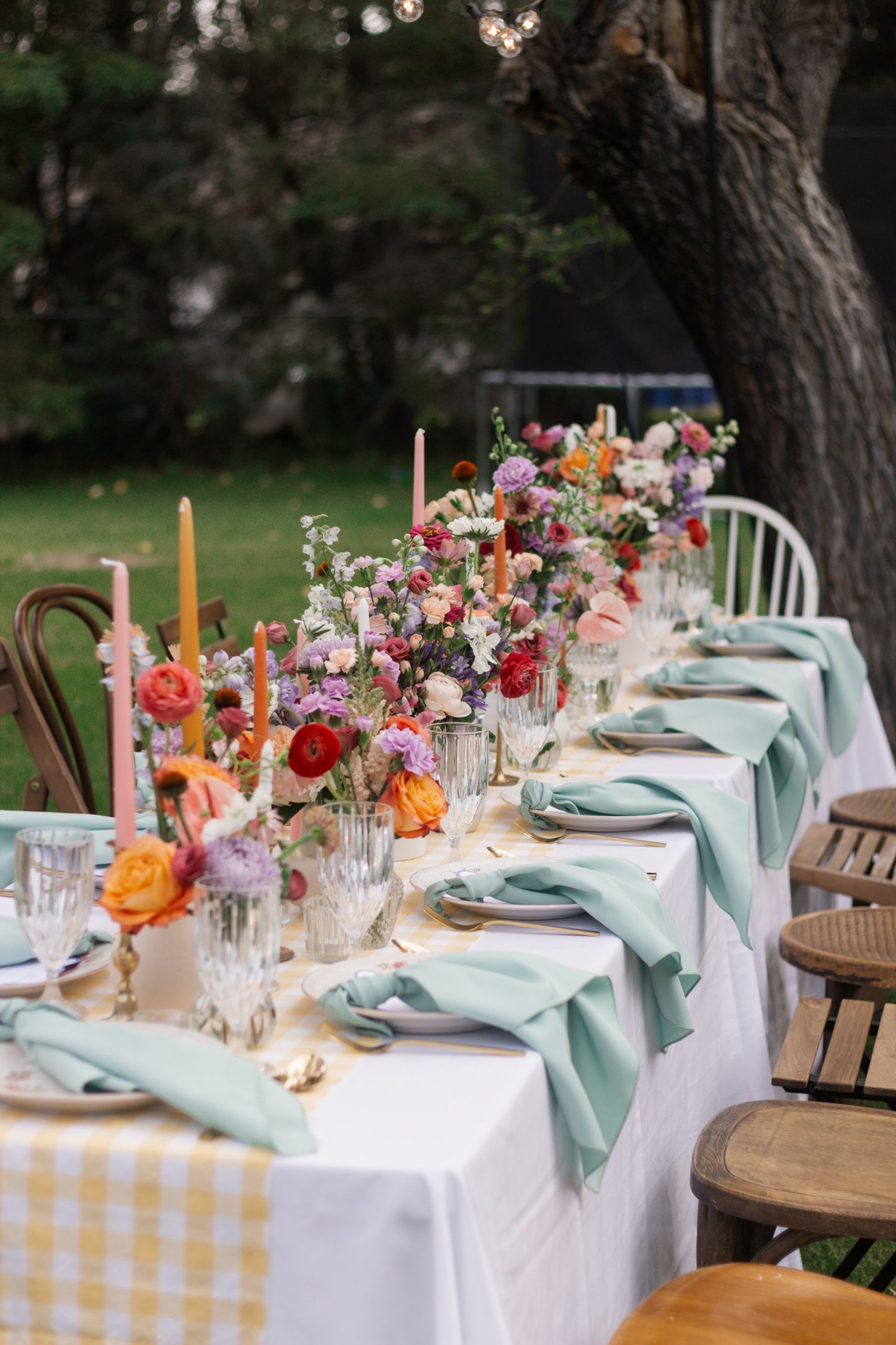 black blue and yellow textile