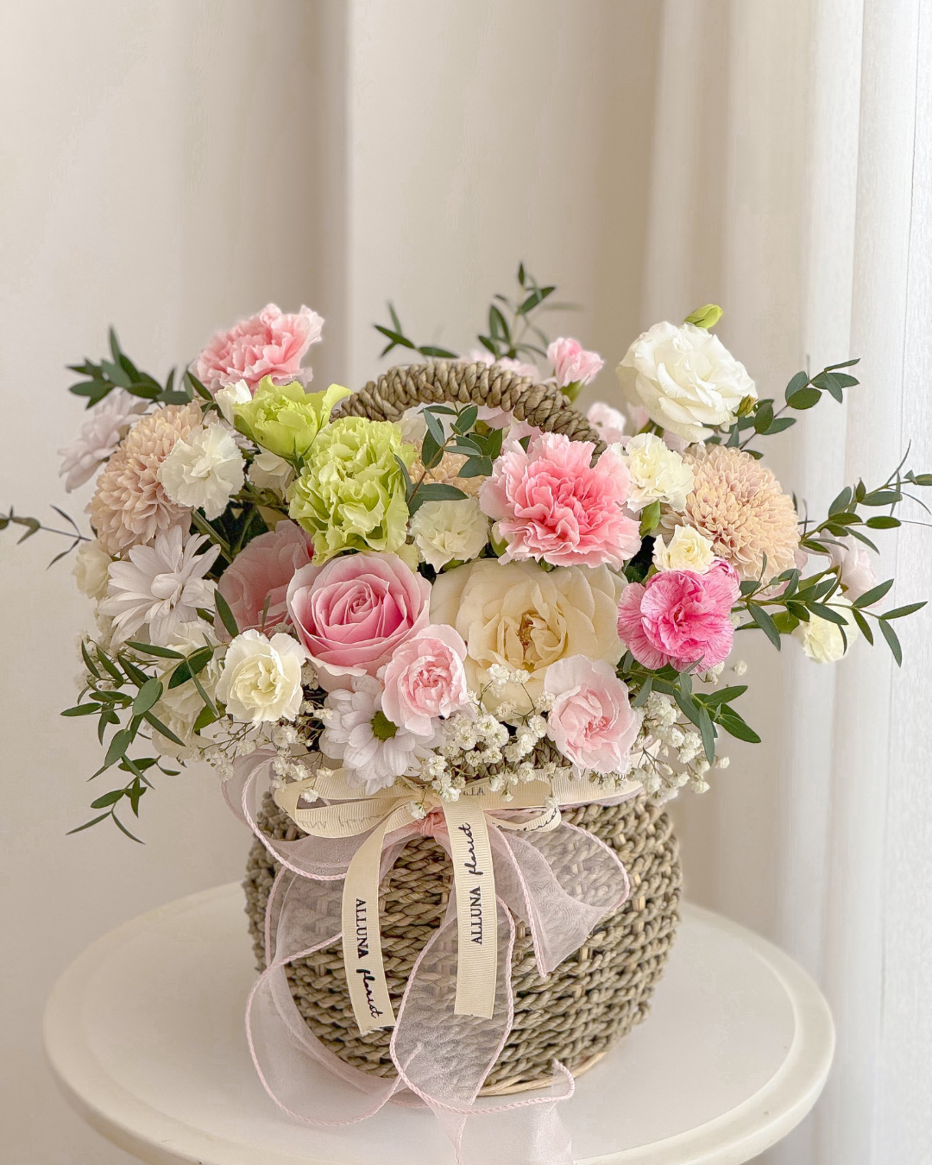 an abstract photo of a curved building with a blue sky in the background