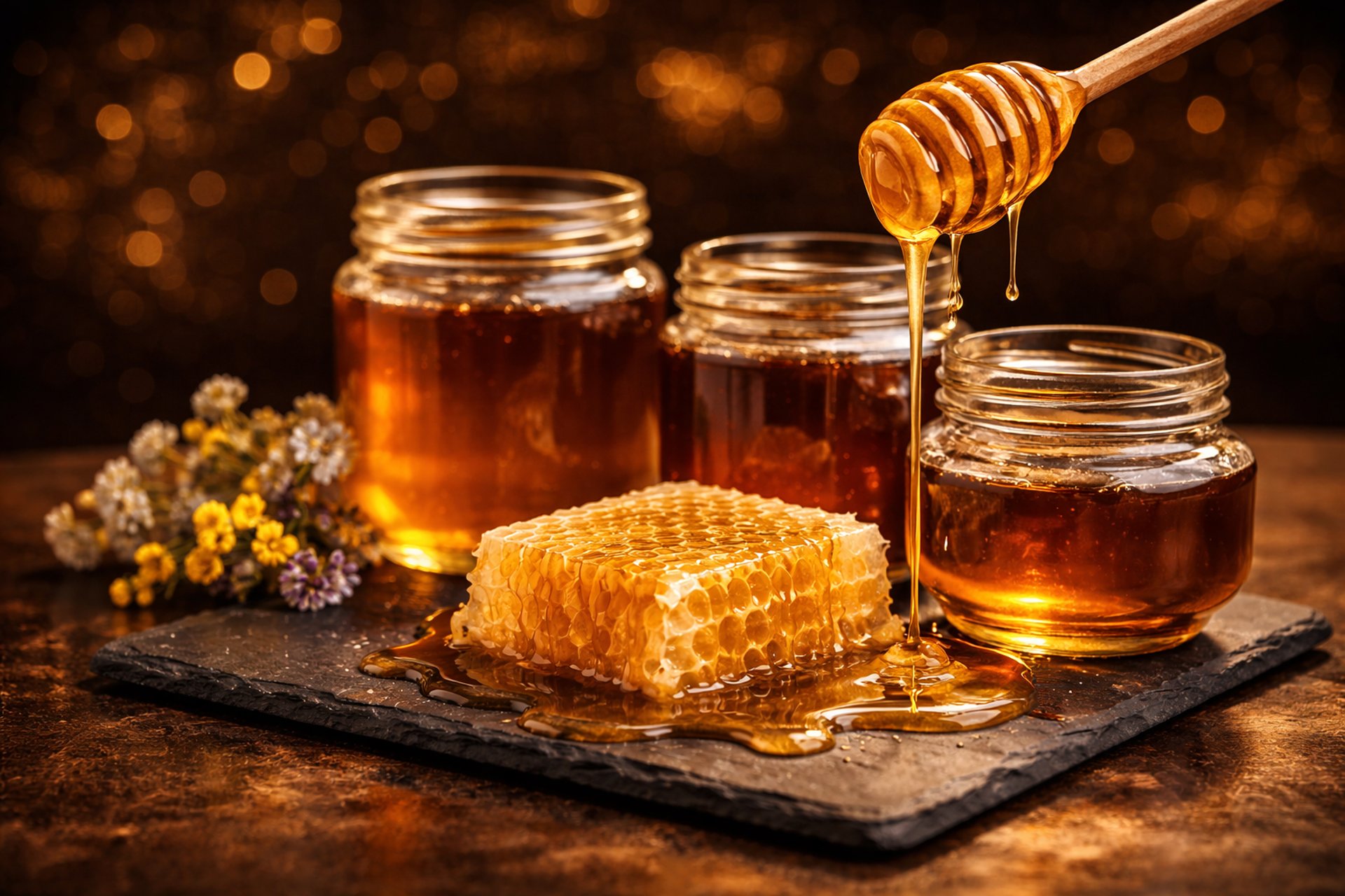clear glass jar with orange liquid
