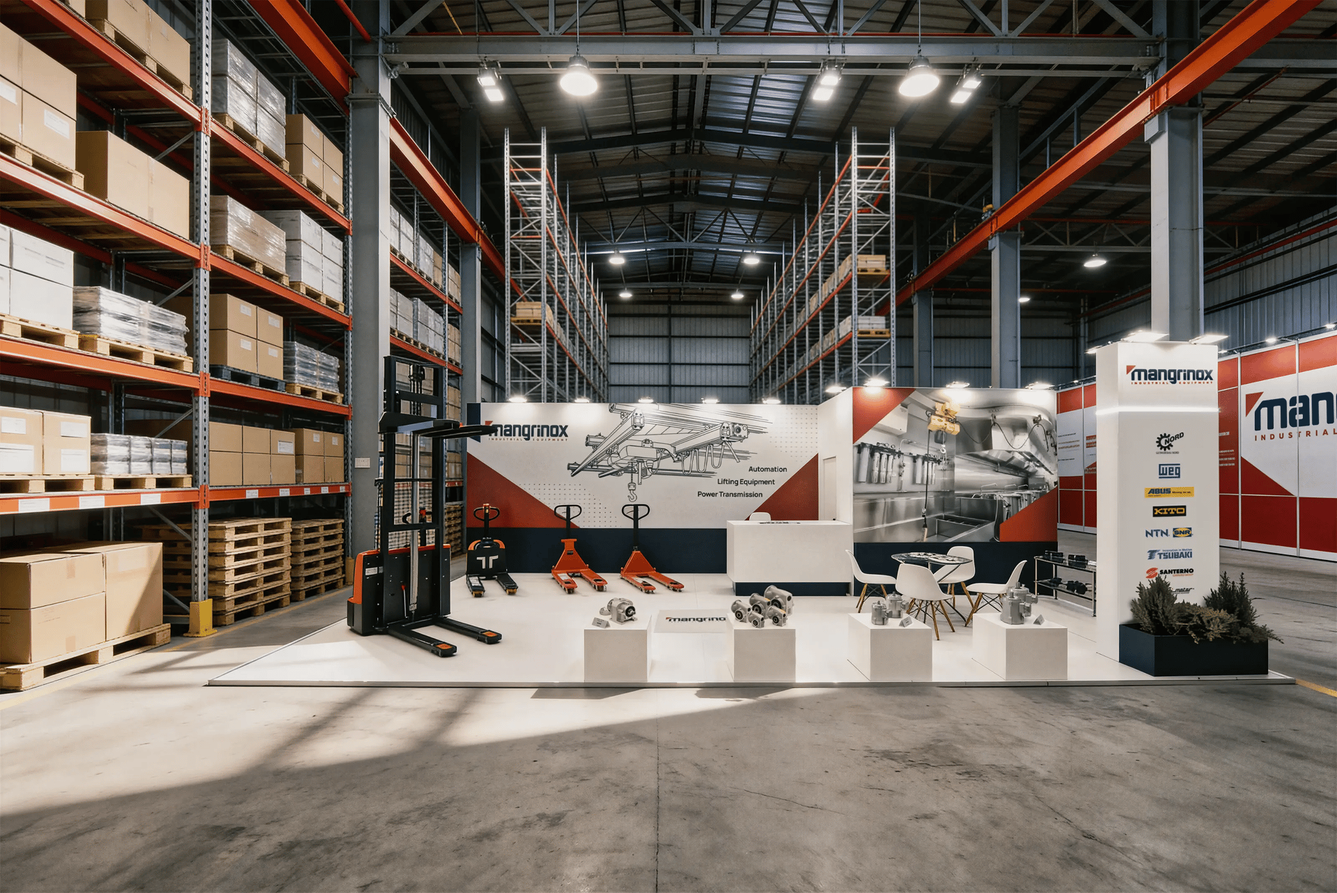 Mangrinox exhibition warehouse