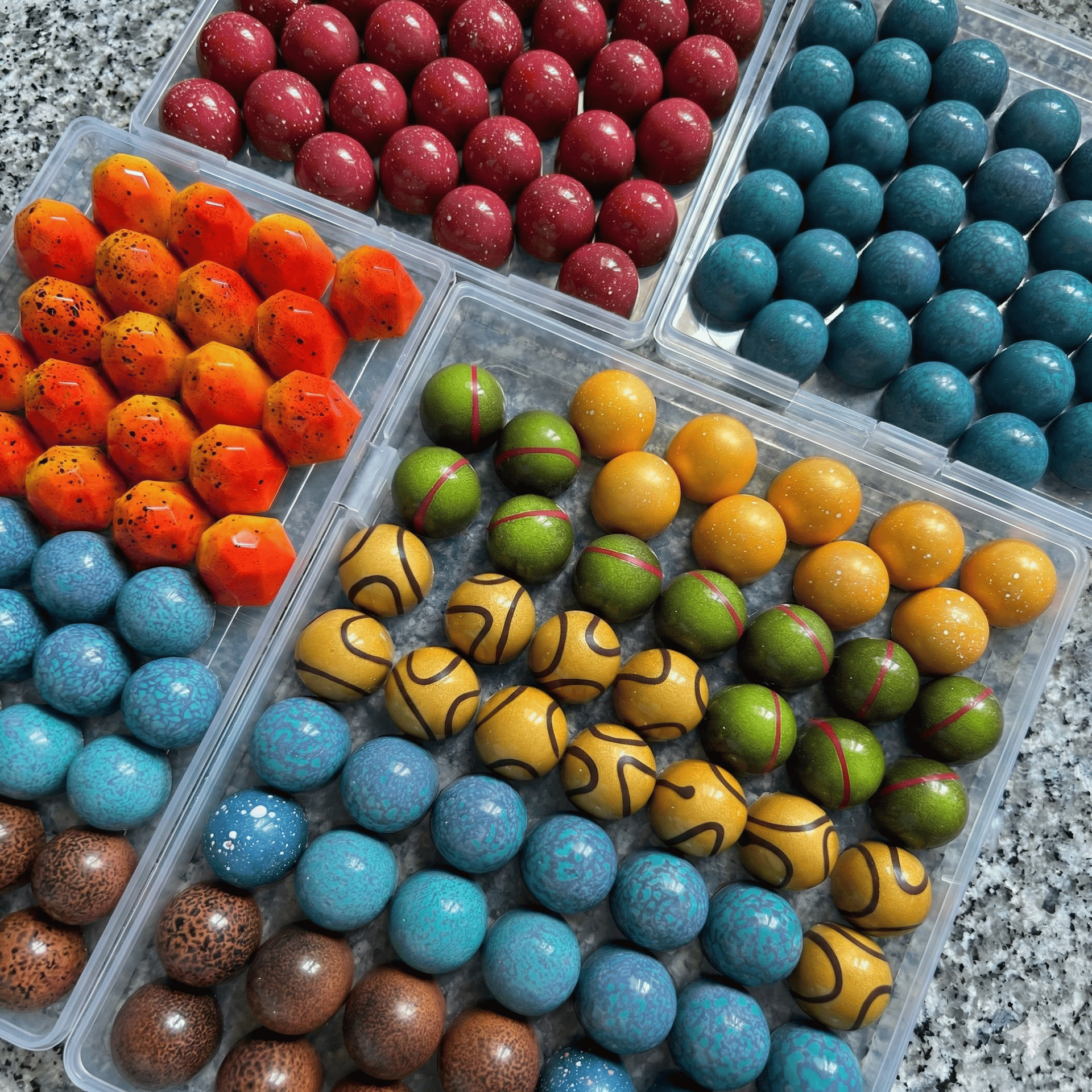 an abstract photo of a curved building with a blue sky in the background