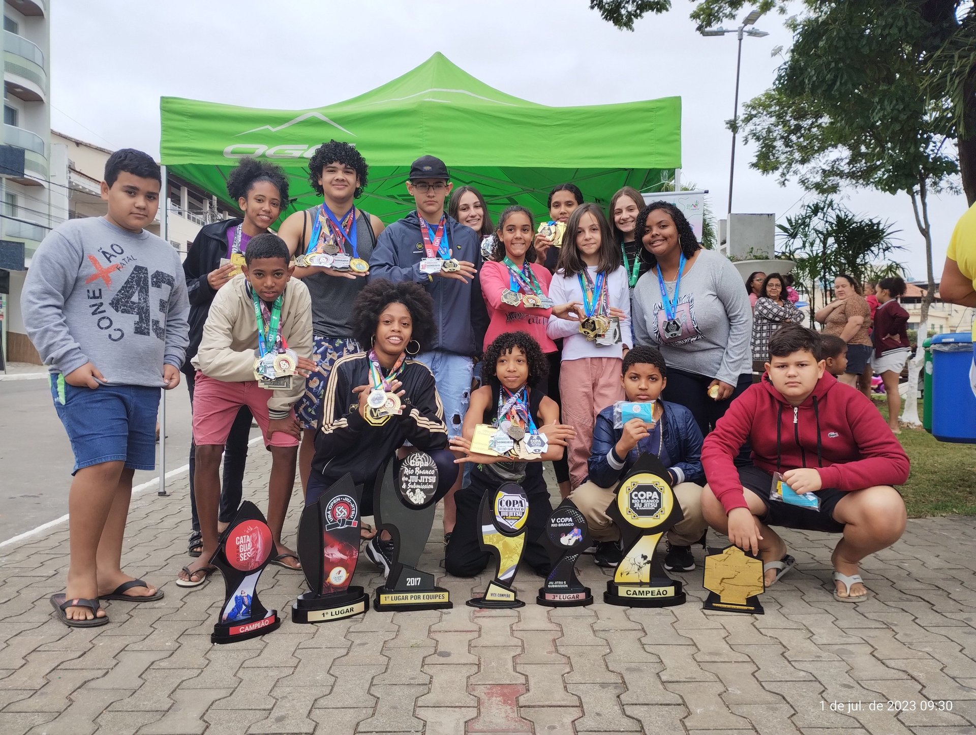 woman wearing yellow long-sleeved dress under white clouds and blue sky during daytime