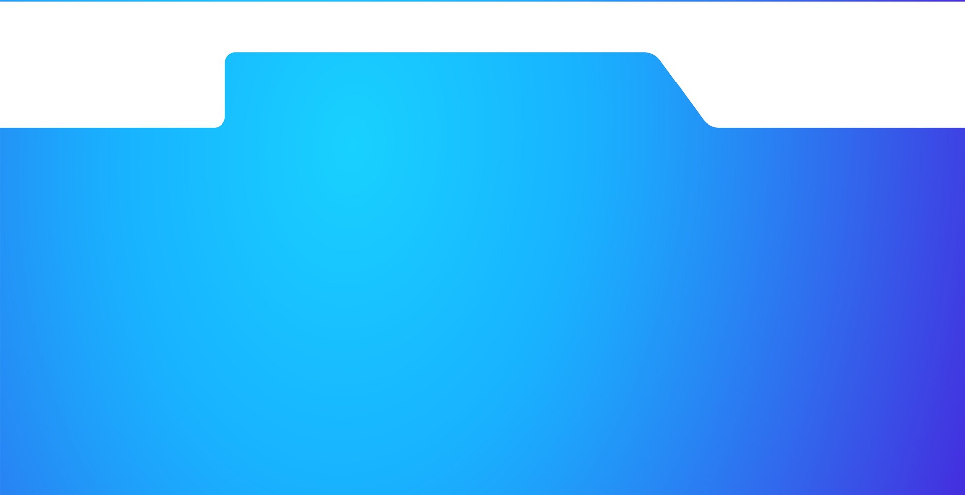 an abstract photo of a curved building with a blue sky in the background