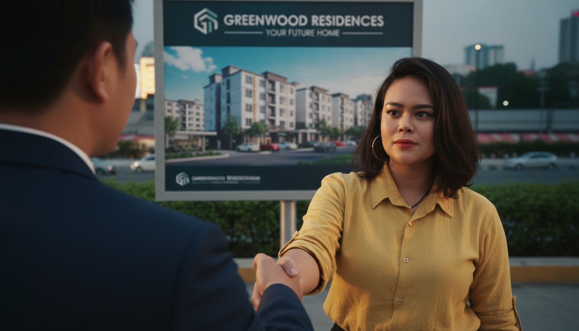 woman wearing yellow long-sleeved dress under white clouds and blue sky during daytime