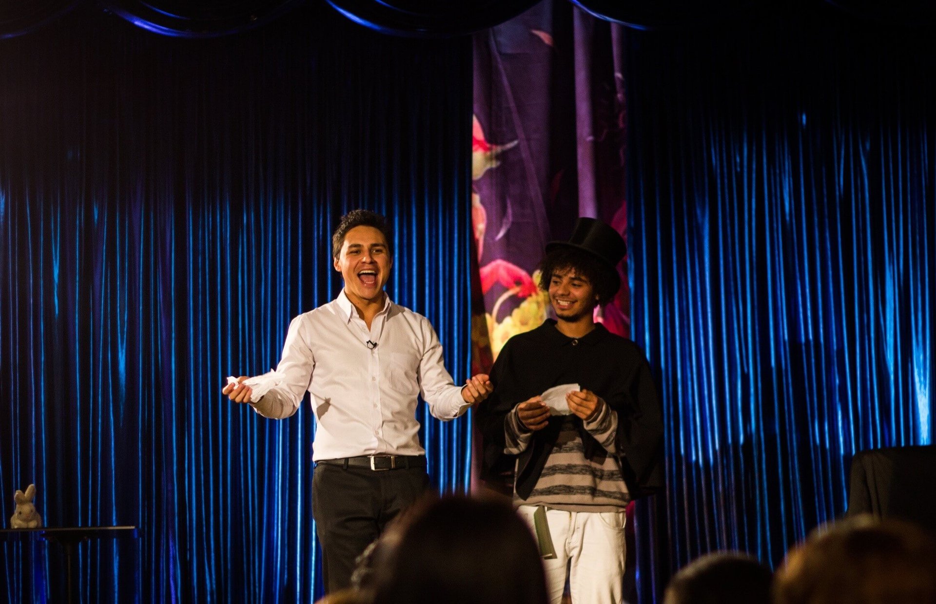 black blue and yellow textile